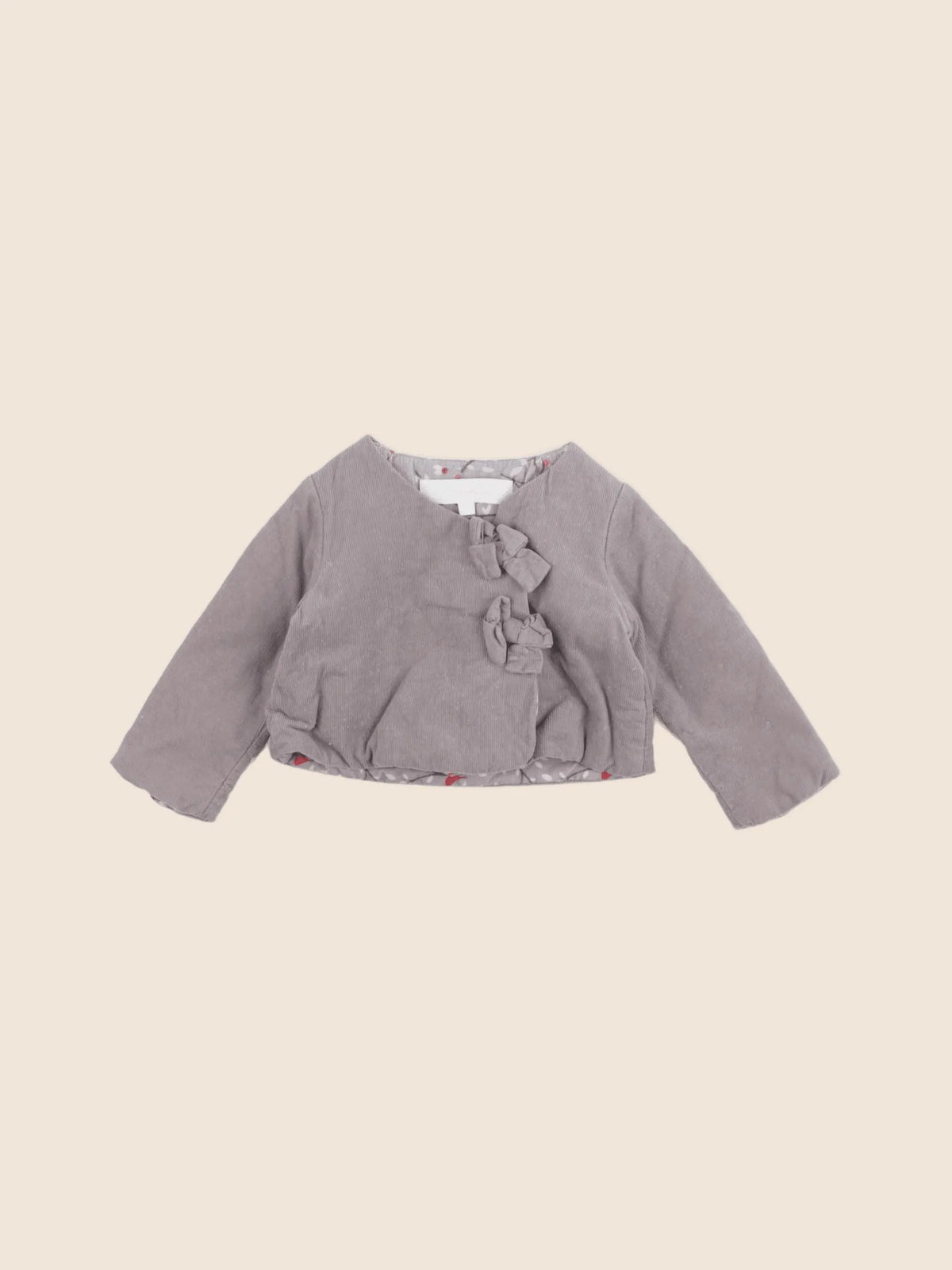 Tartine & Chocolat - veste doublé gris - 3 mois