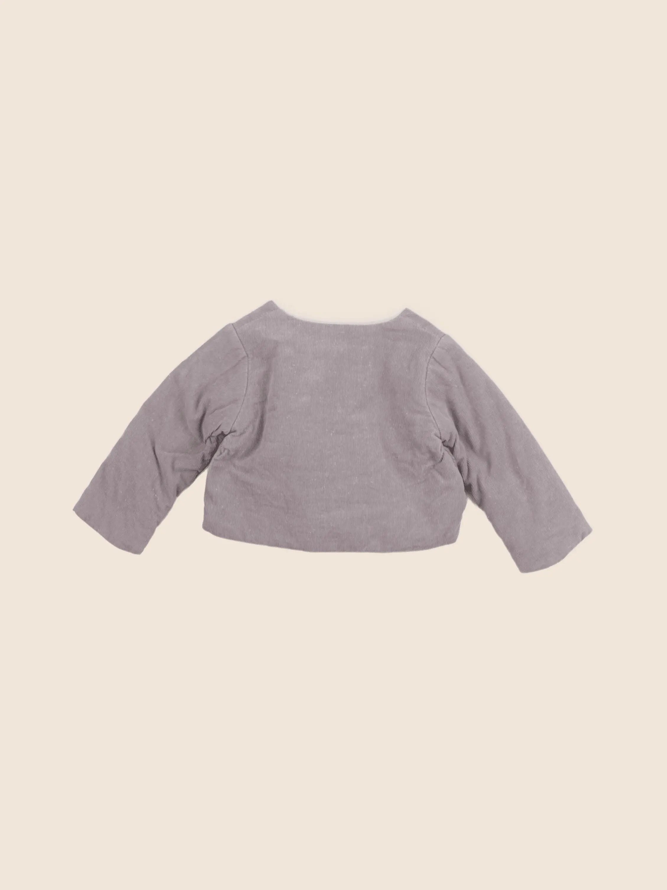 Tartine & Chocolat - veste doublé gris - 3 mois