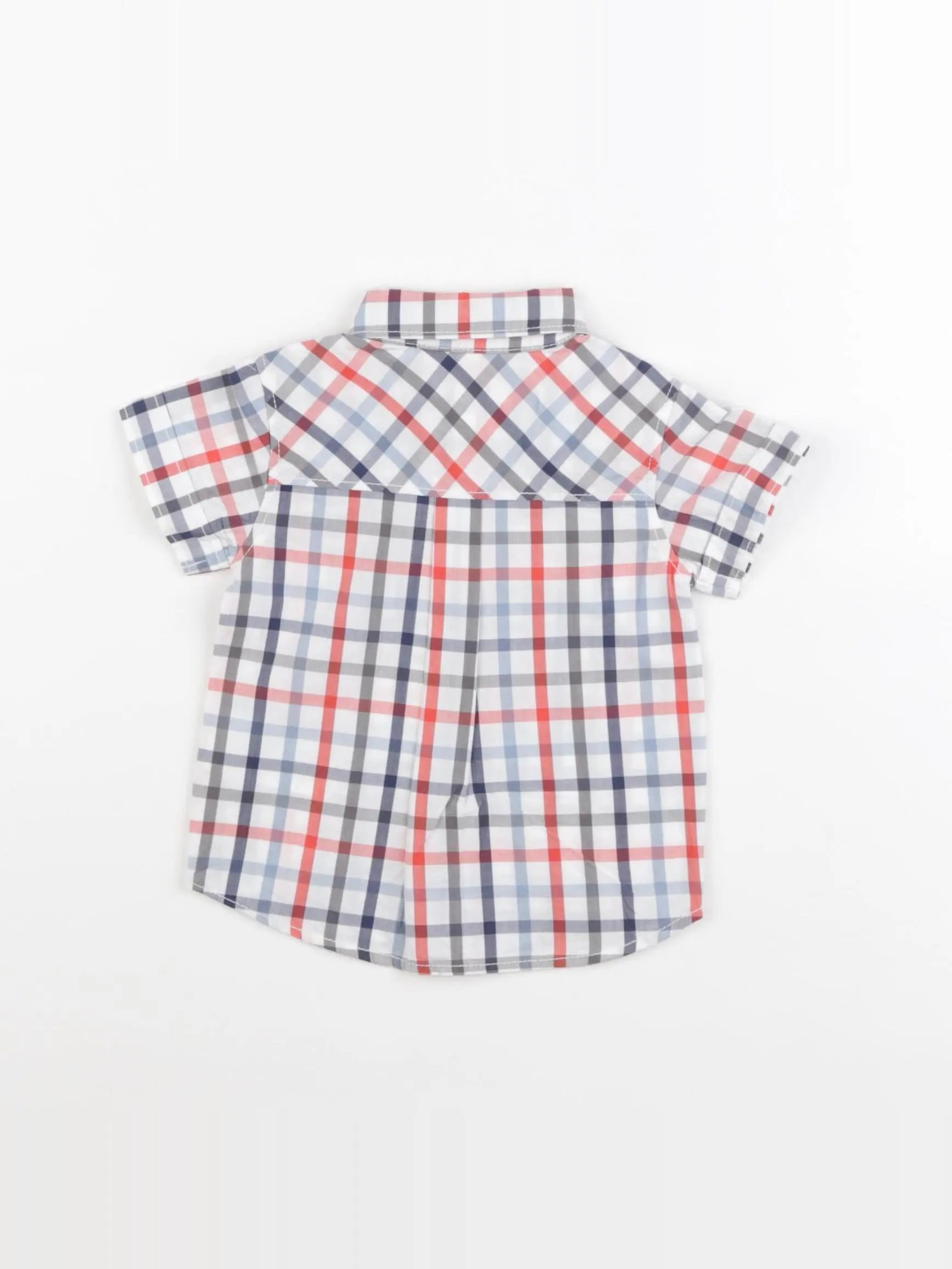 Tartine & Chocolat - chemise bleu - 6 mois