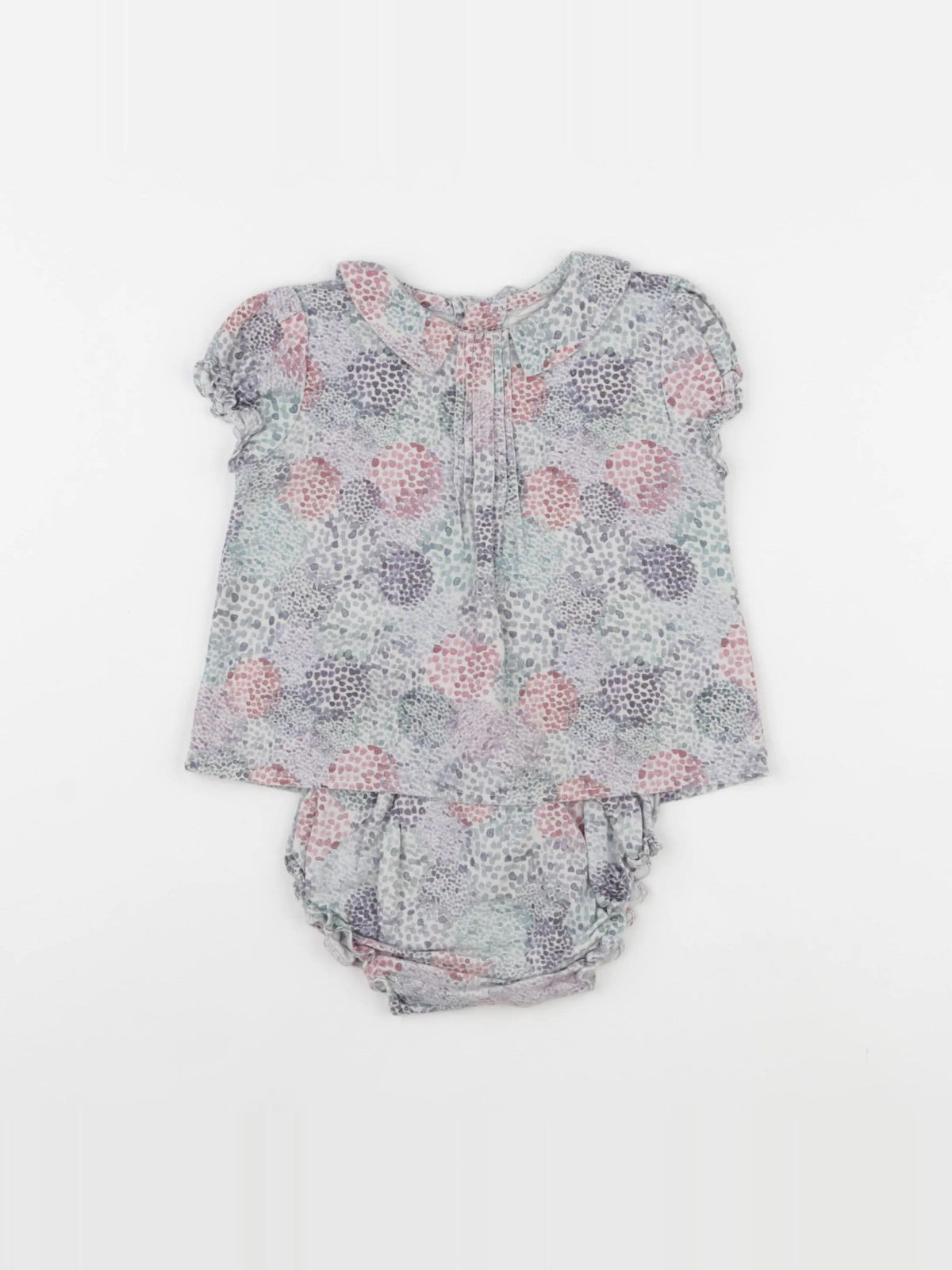 Bonnet à Pompon - ensemble multicolore - 2 ans