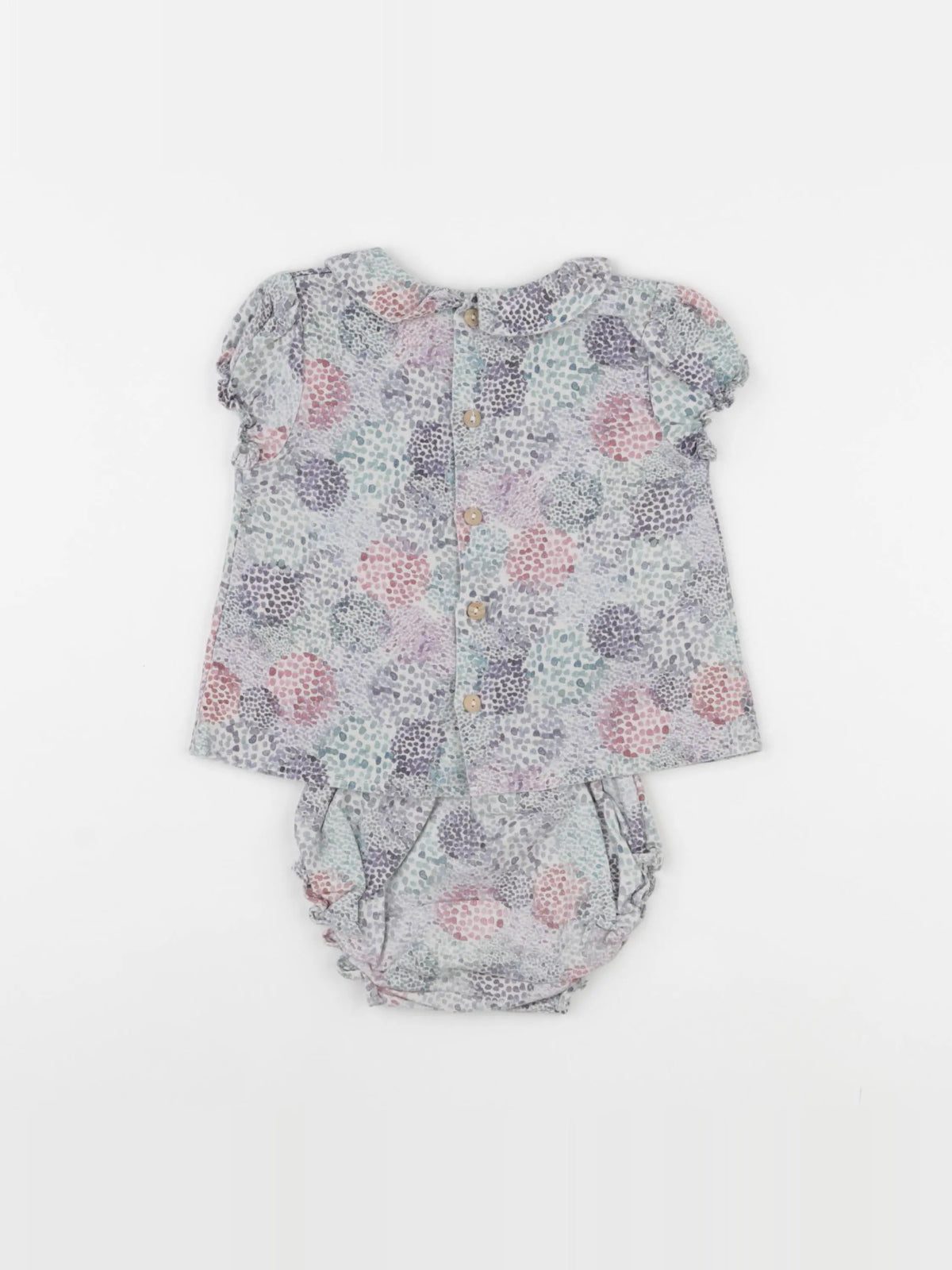 Bonnet à Pompon - ensemble multicolore - 2 ans