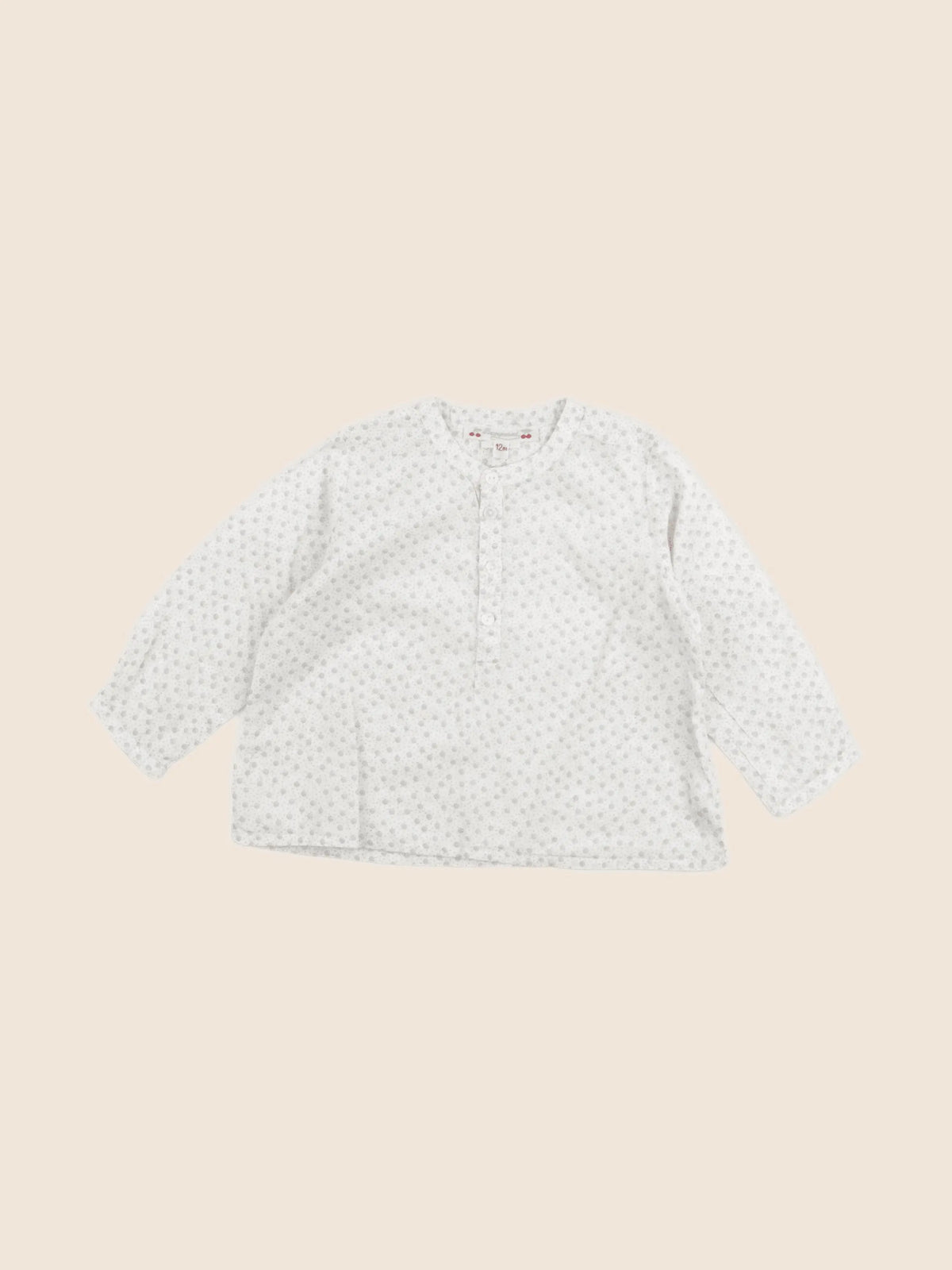 Bonpoint - blouse beige - 12 mois
