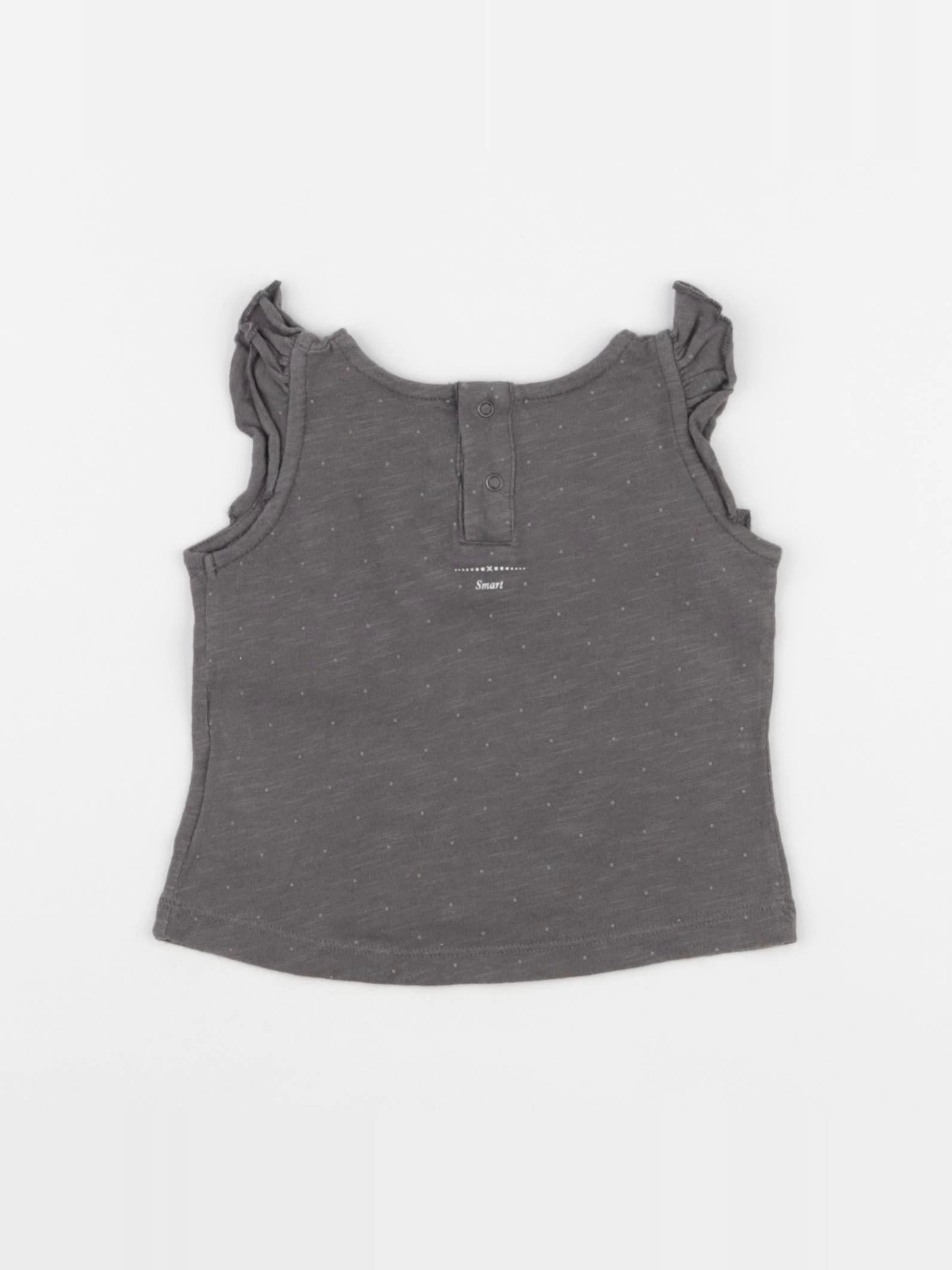 Blune - tee-shirt gris - 6 mois