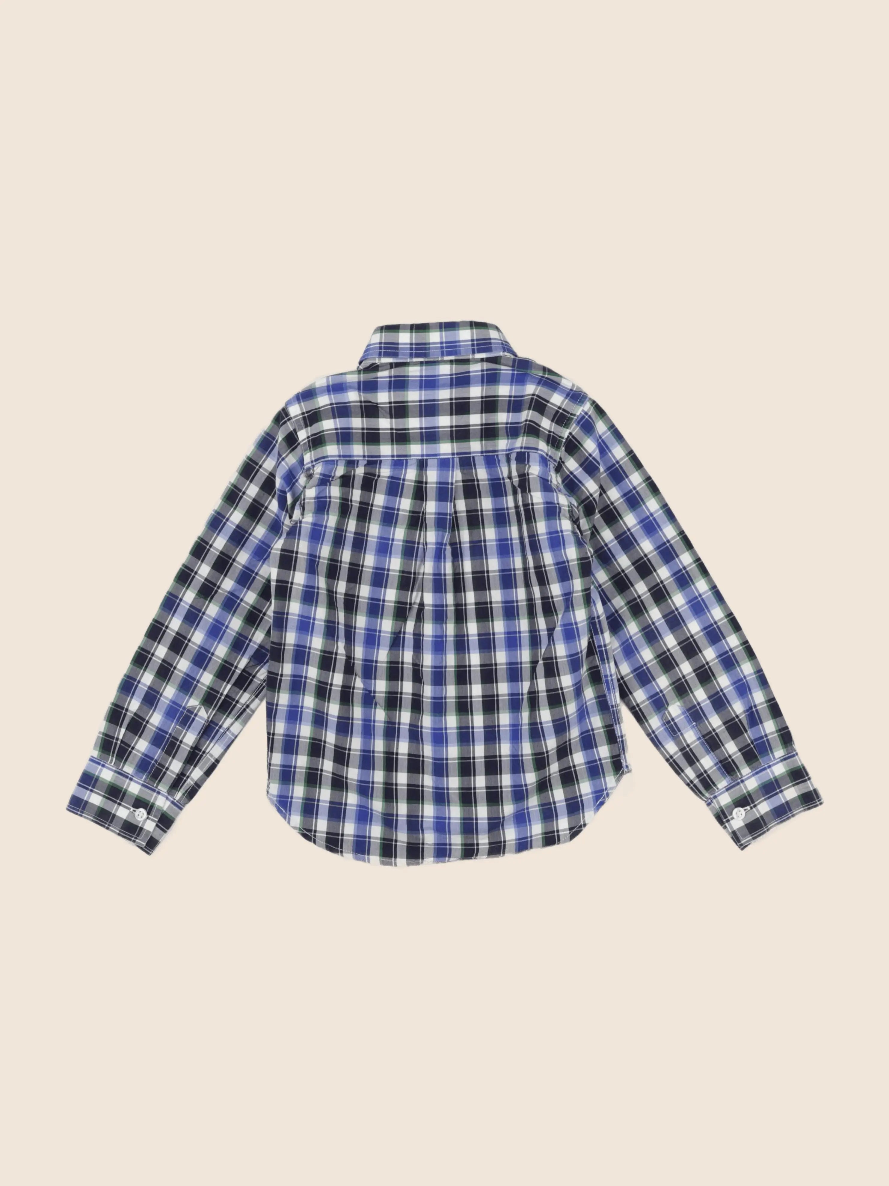 Acanthe - chemise bleu - 4 ans