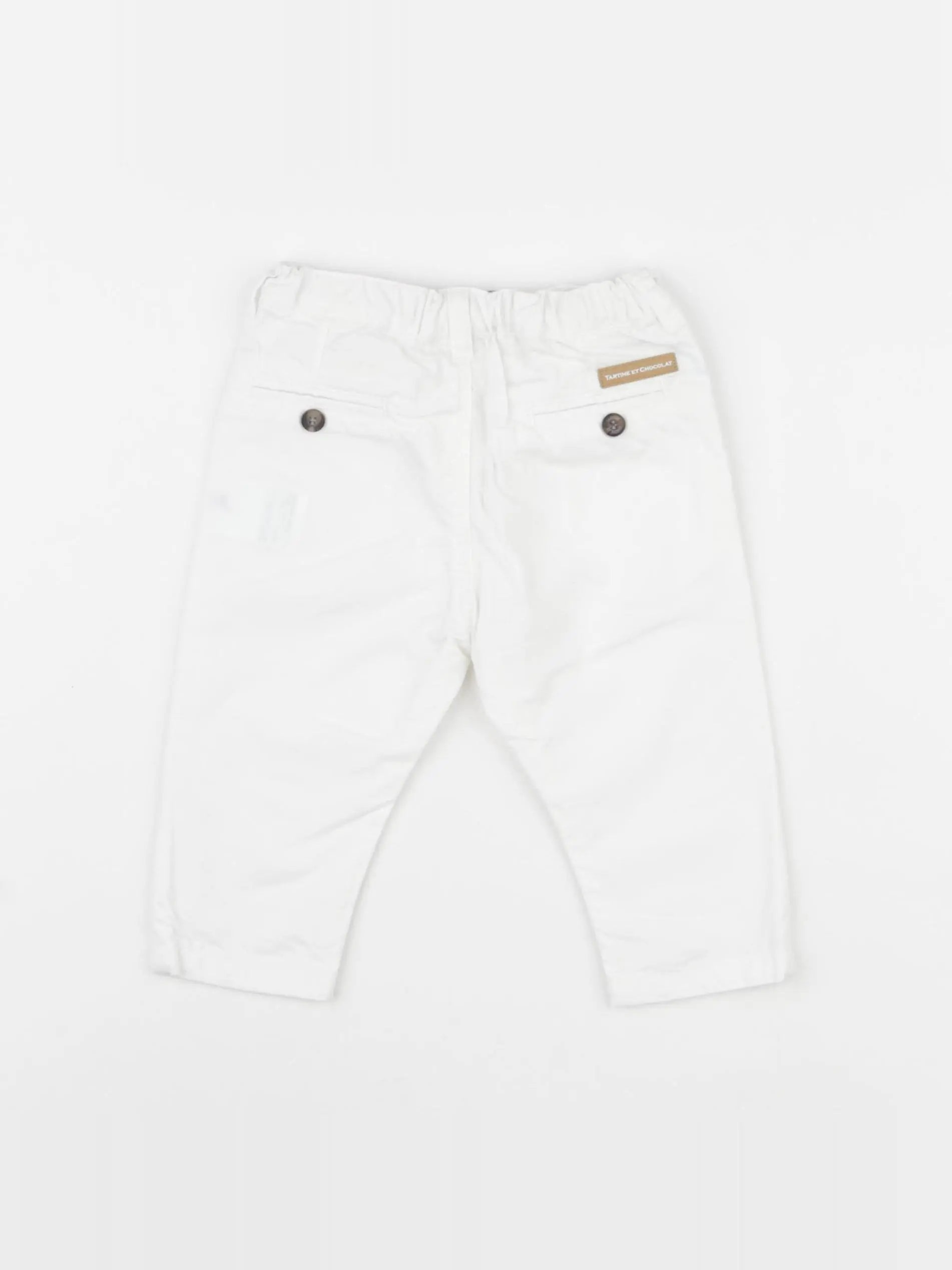 Tartine & Chocolat - pantalon blanc - 6 mois
