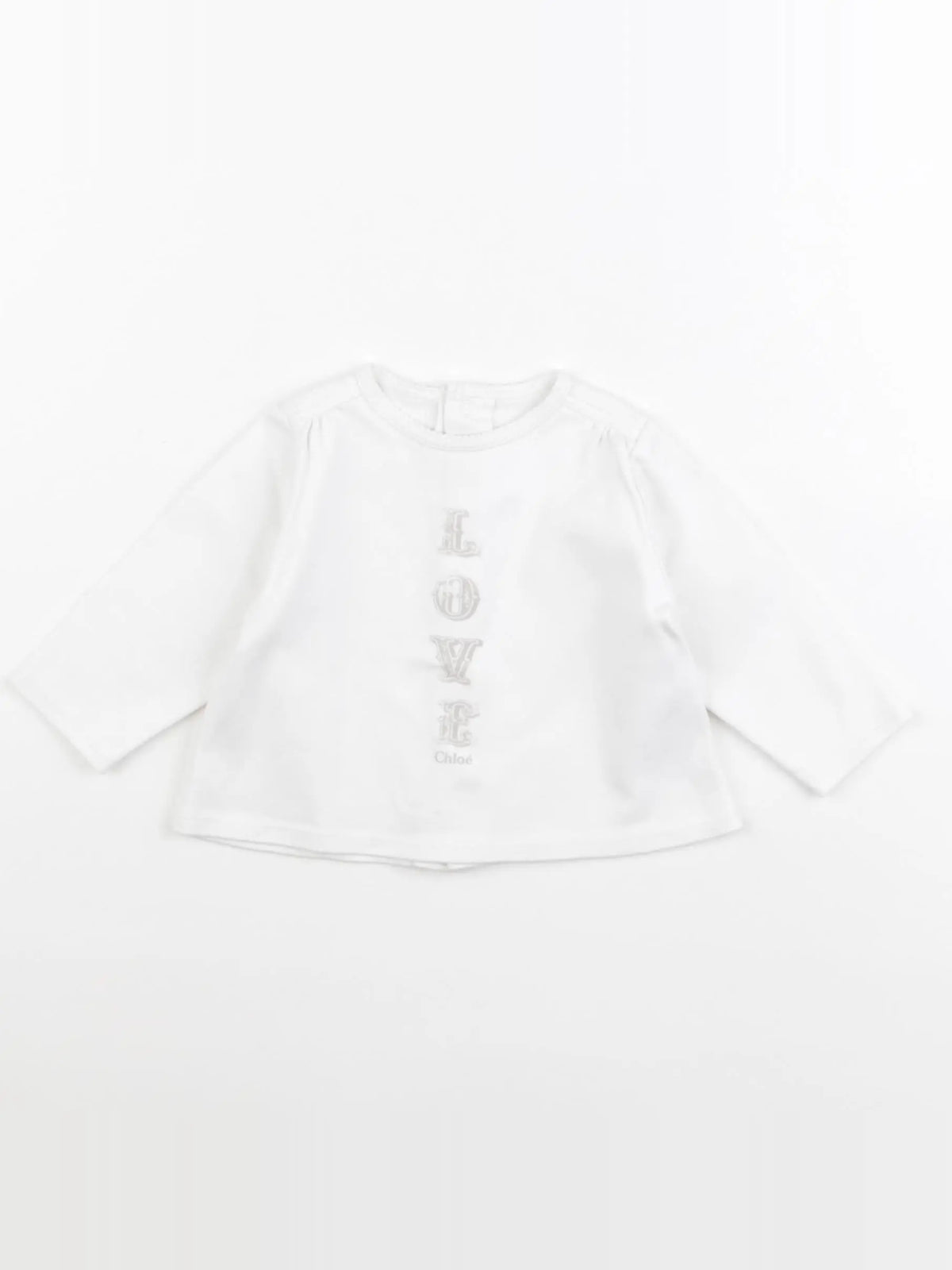 Chloé - tee-shirt blanc - 6 mois