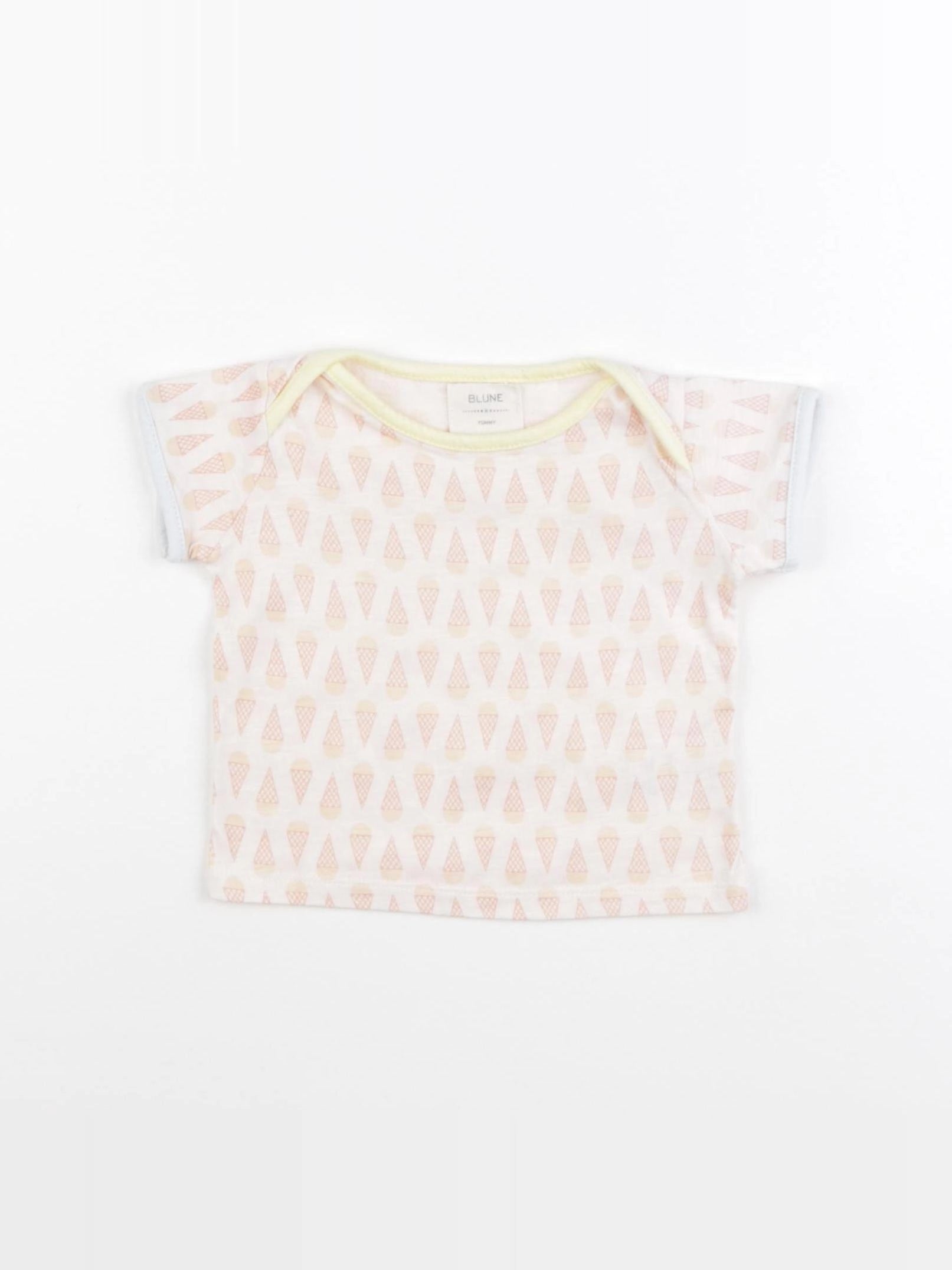 Blune - tee-shirt orange - 6 mois