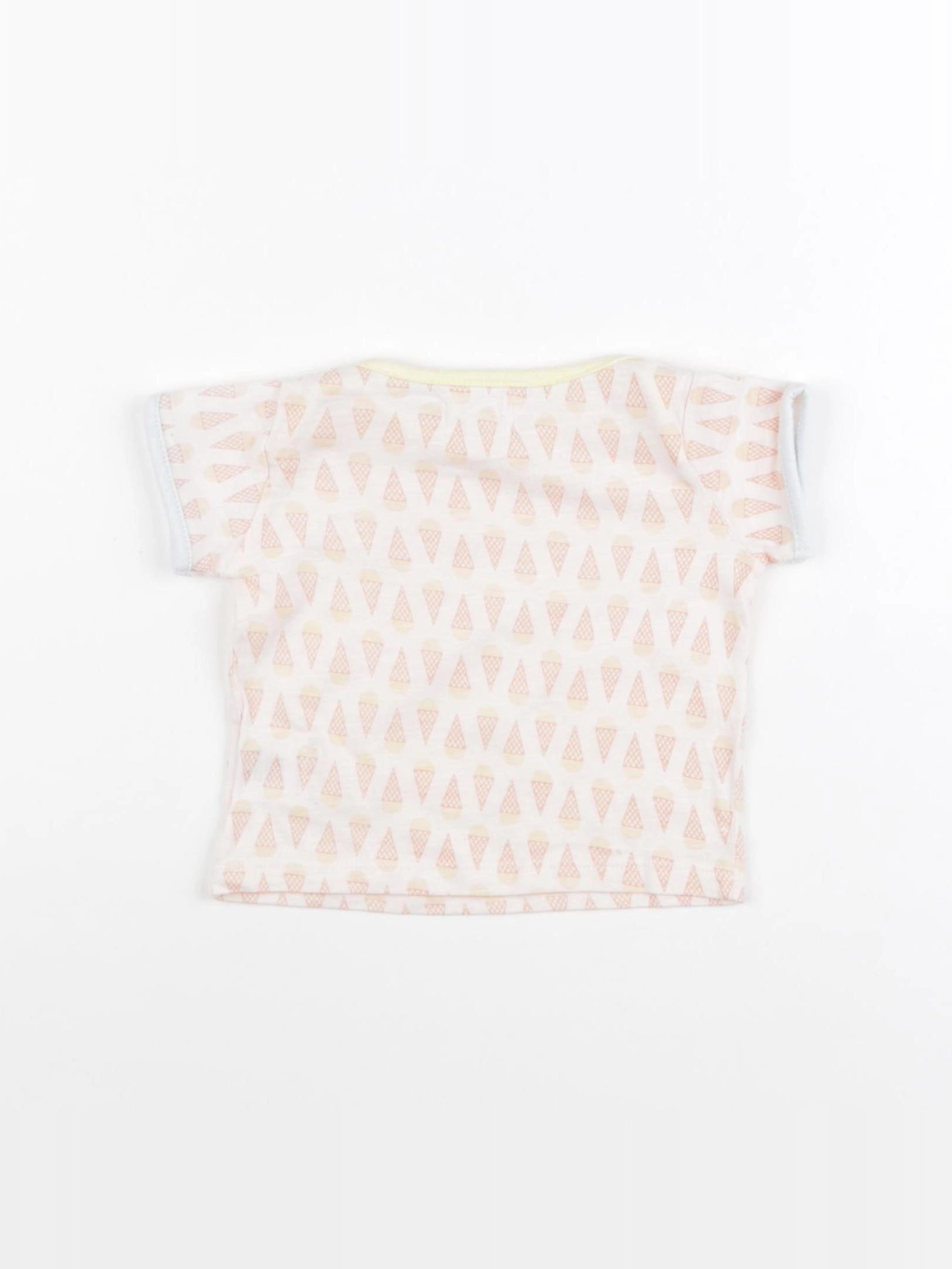 Blune - tee-shirt orange - 6 mois