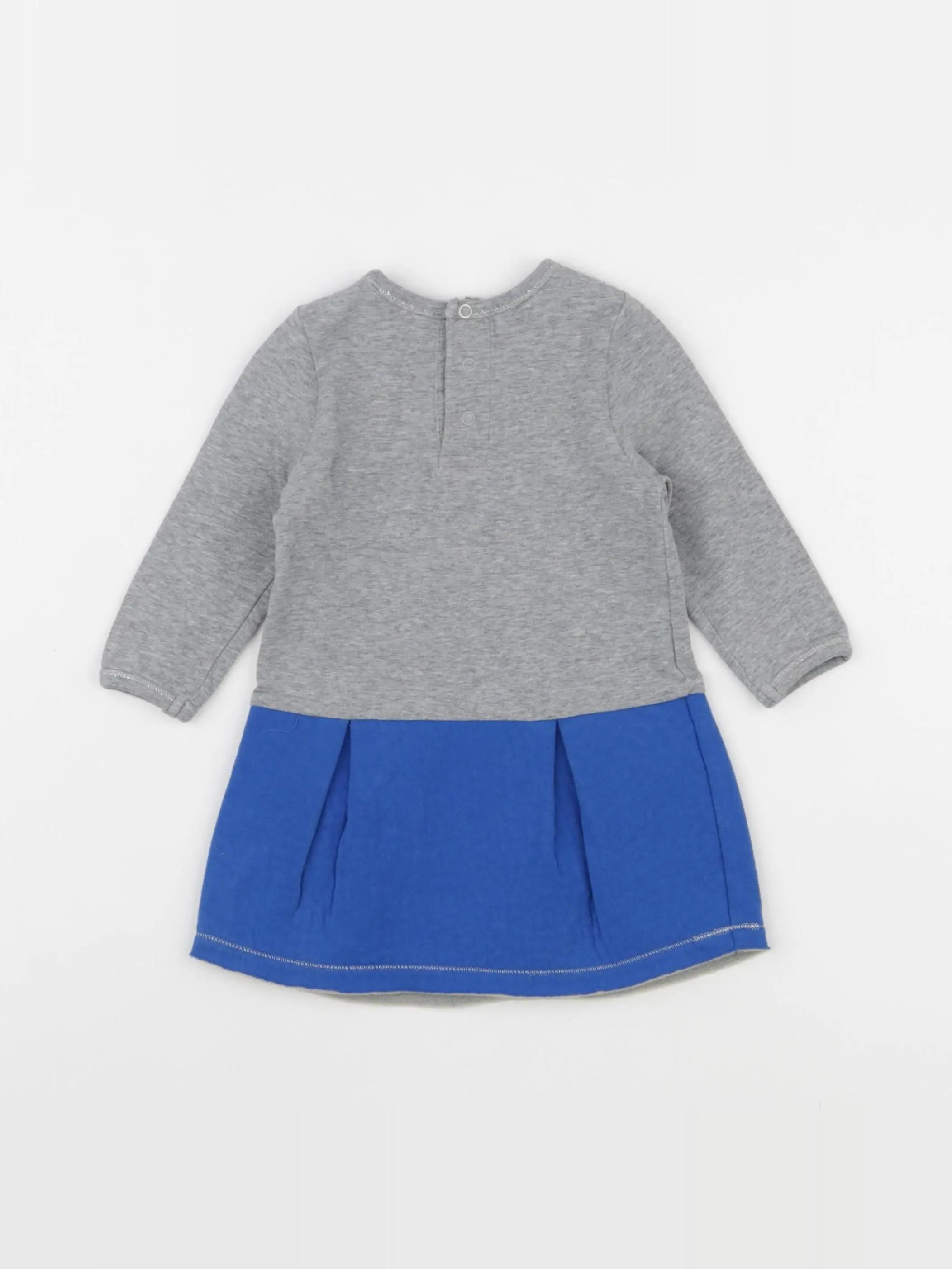 Little marc jacobs - robe bleu, gris - 6 mois