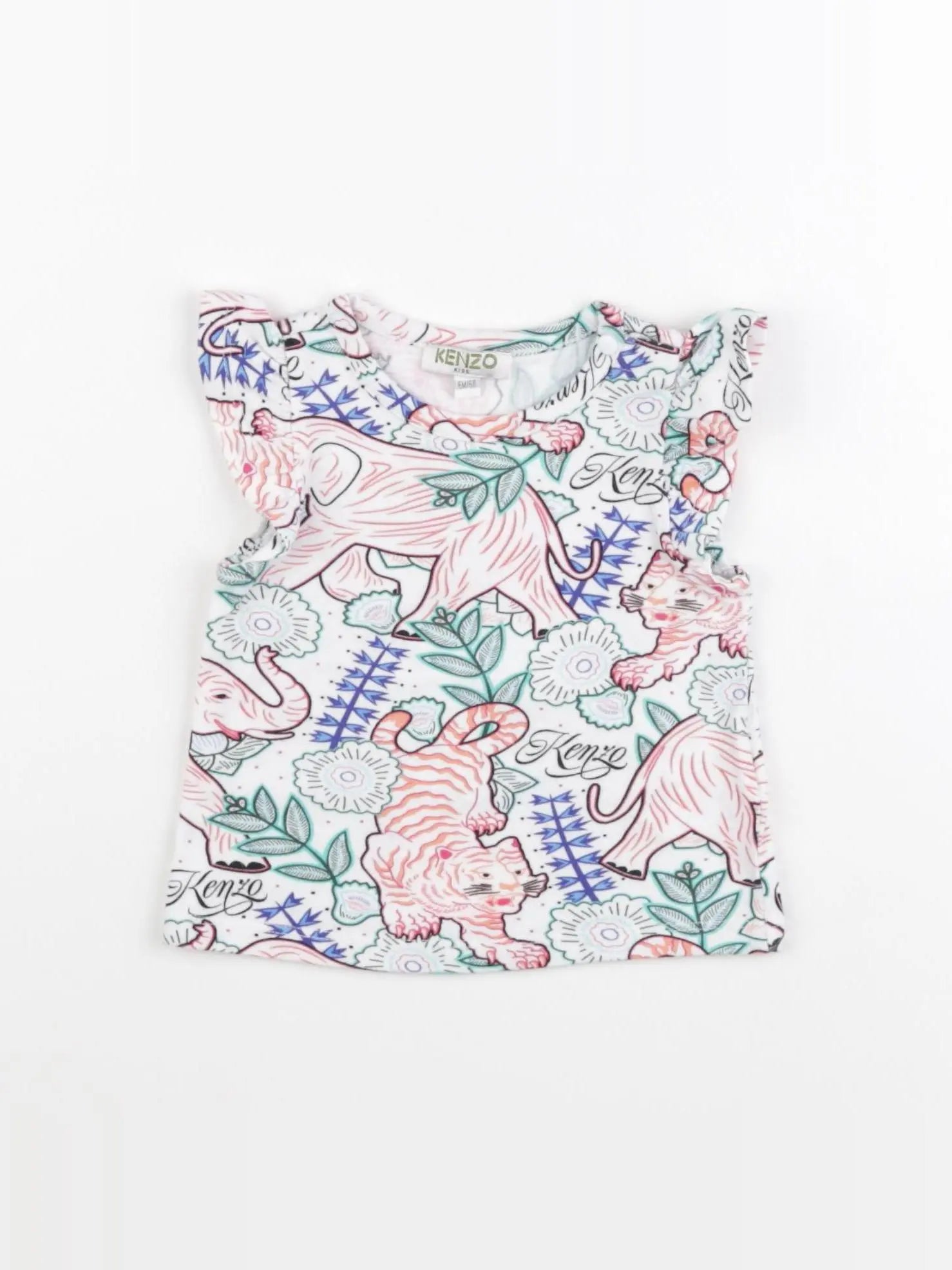 Kenzo - tee-shirt multicolore - 6 mois