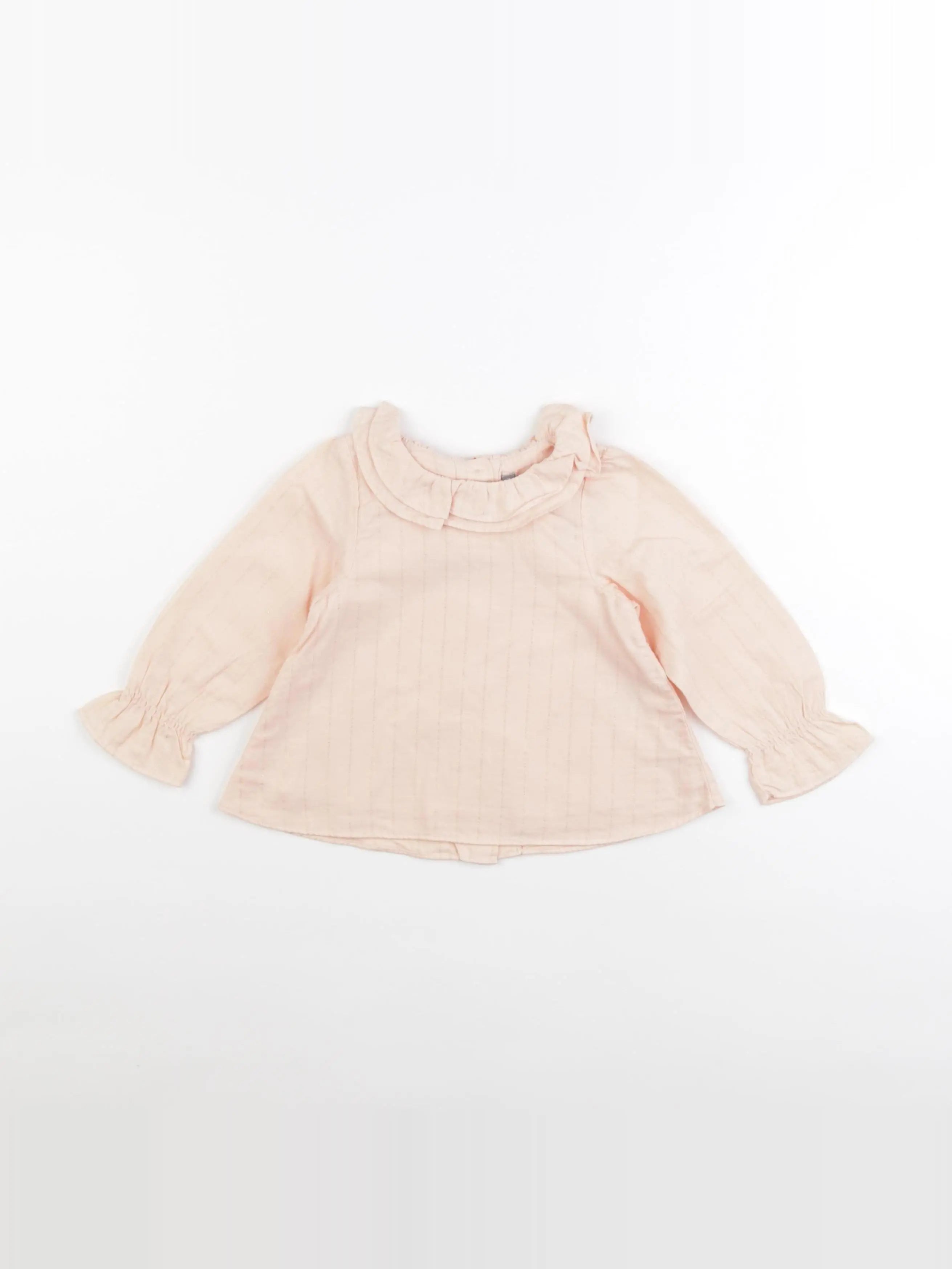 Tia Aina - blouse rose - 6 mois