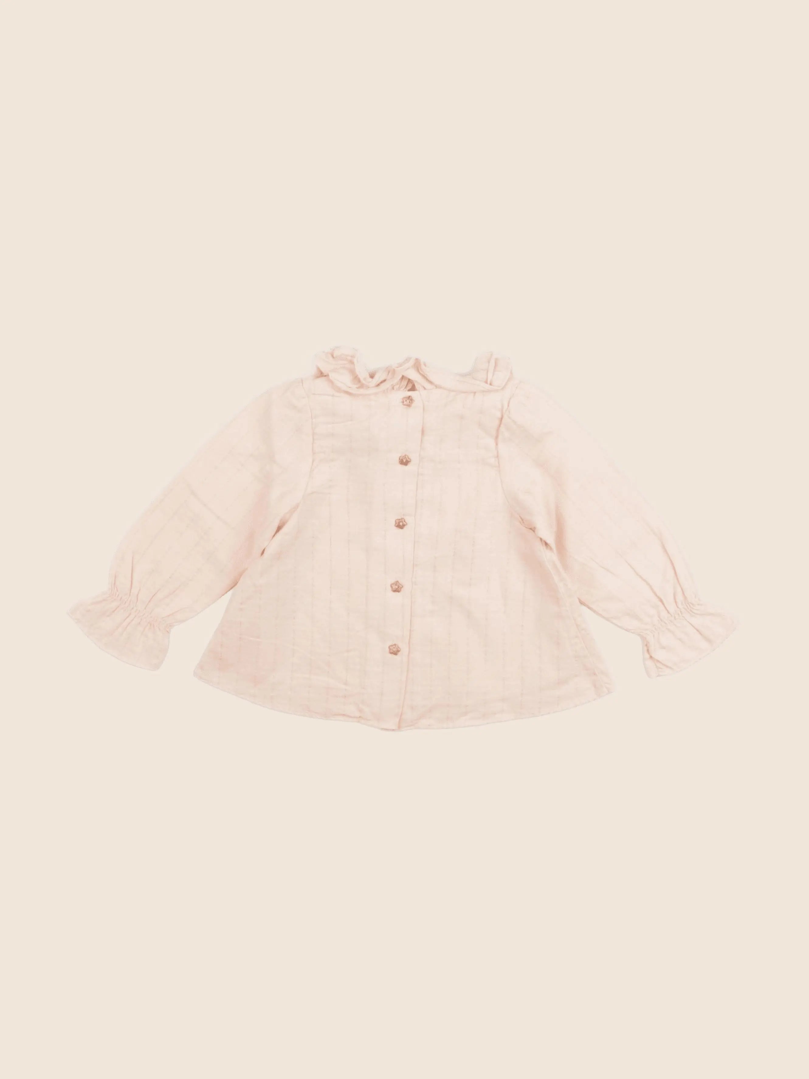 Tia Aina - blouse rose - 6 mois