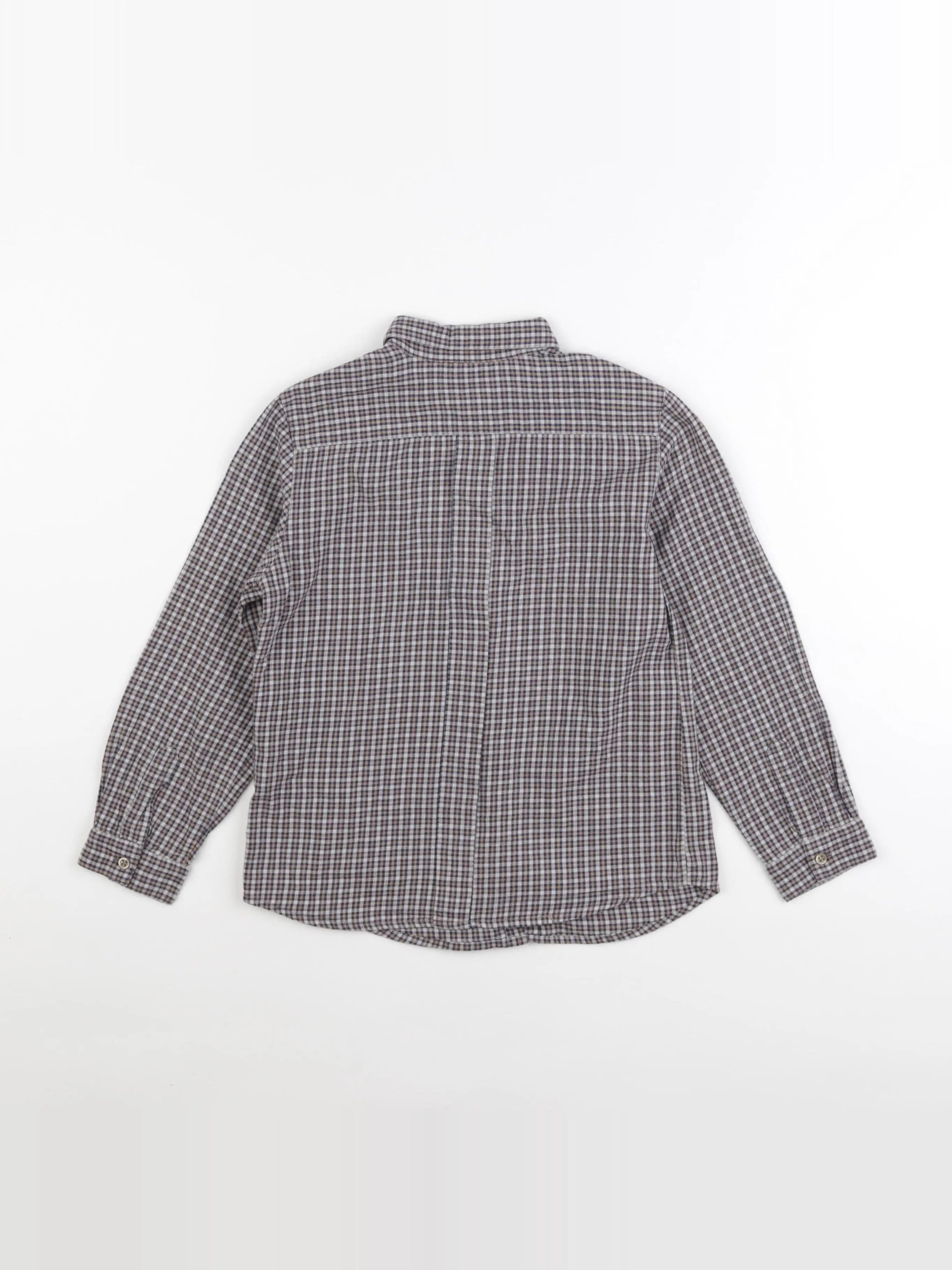 Bonpoint - chemise gris, bleu - 6 ans