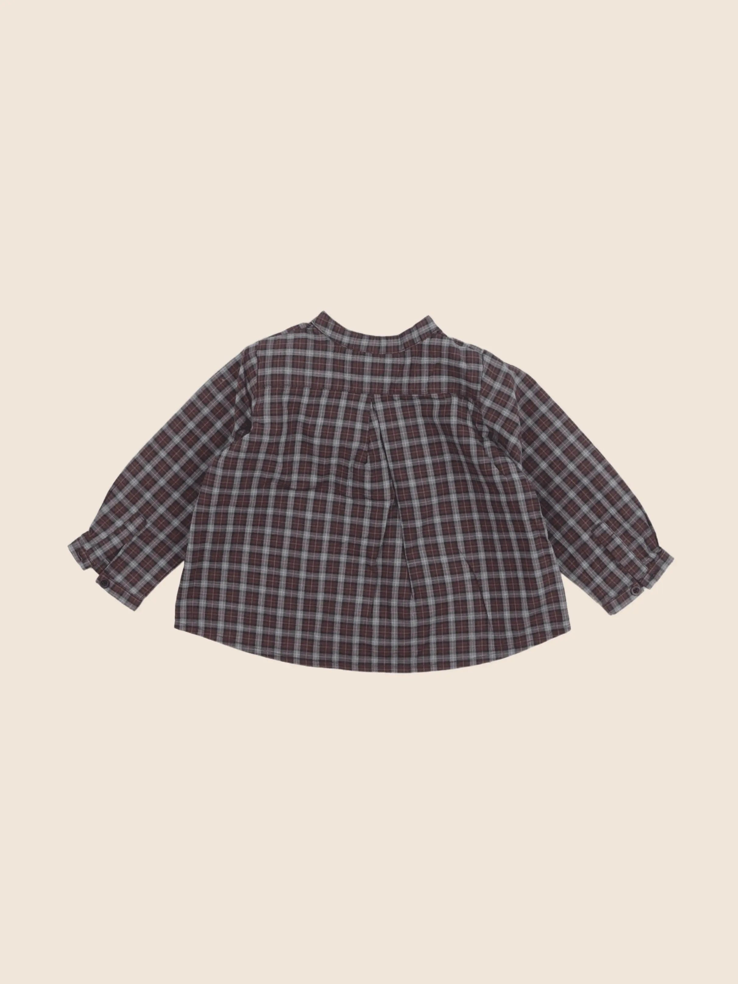 Bonpoint - chemise marron - 12 mois