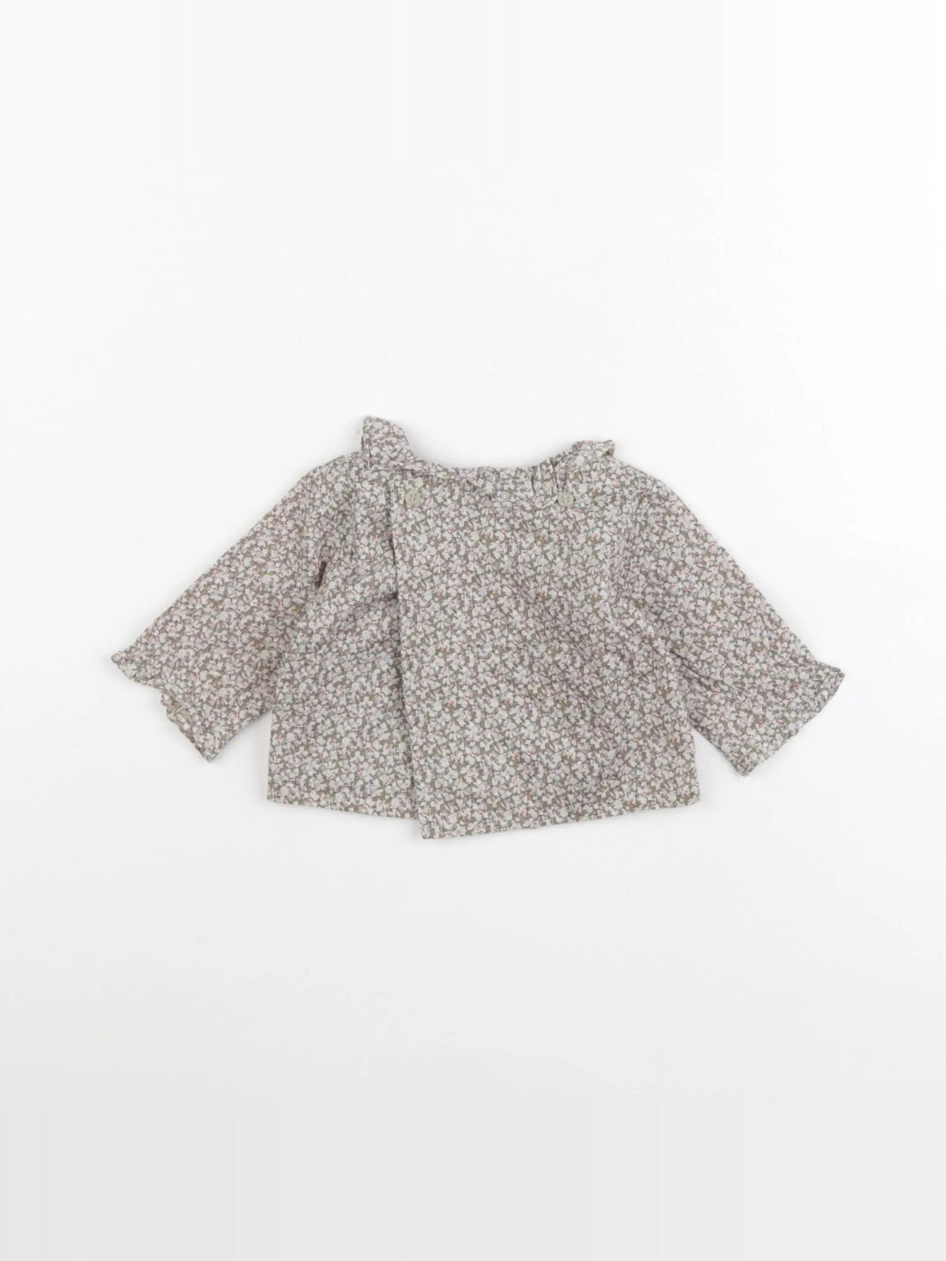 Bonpoint - blouse vert - 1 an