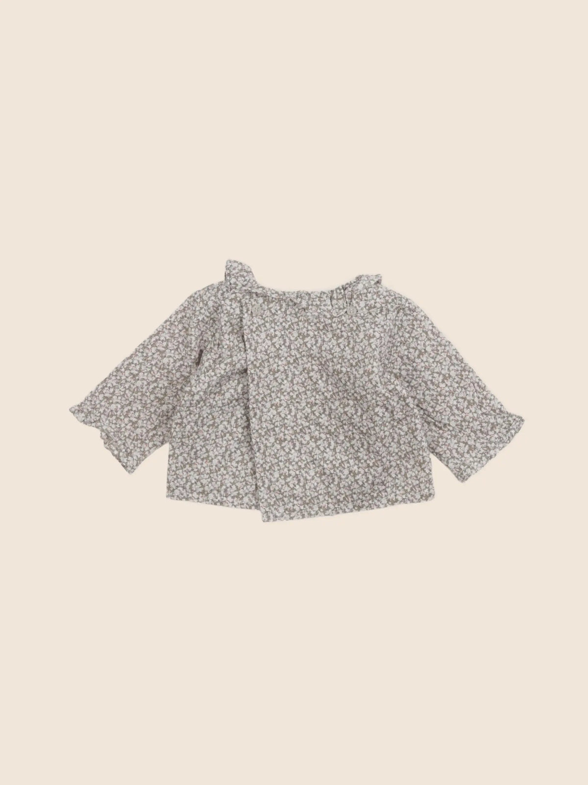 Bonpoint - blouse vert - 1 an