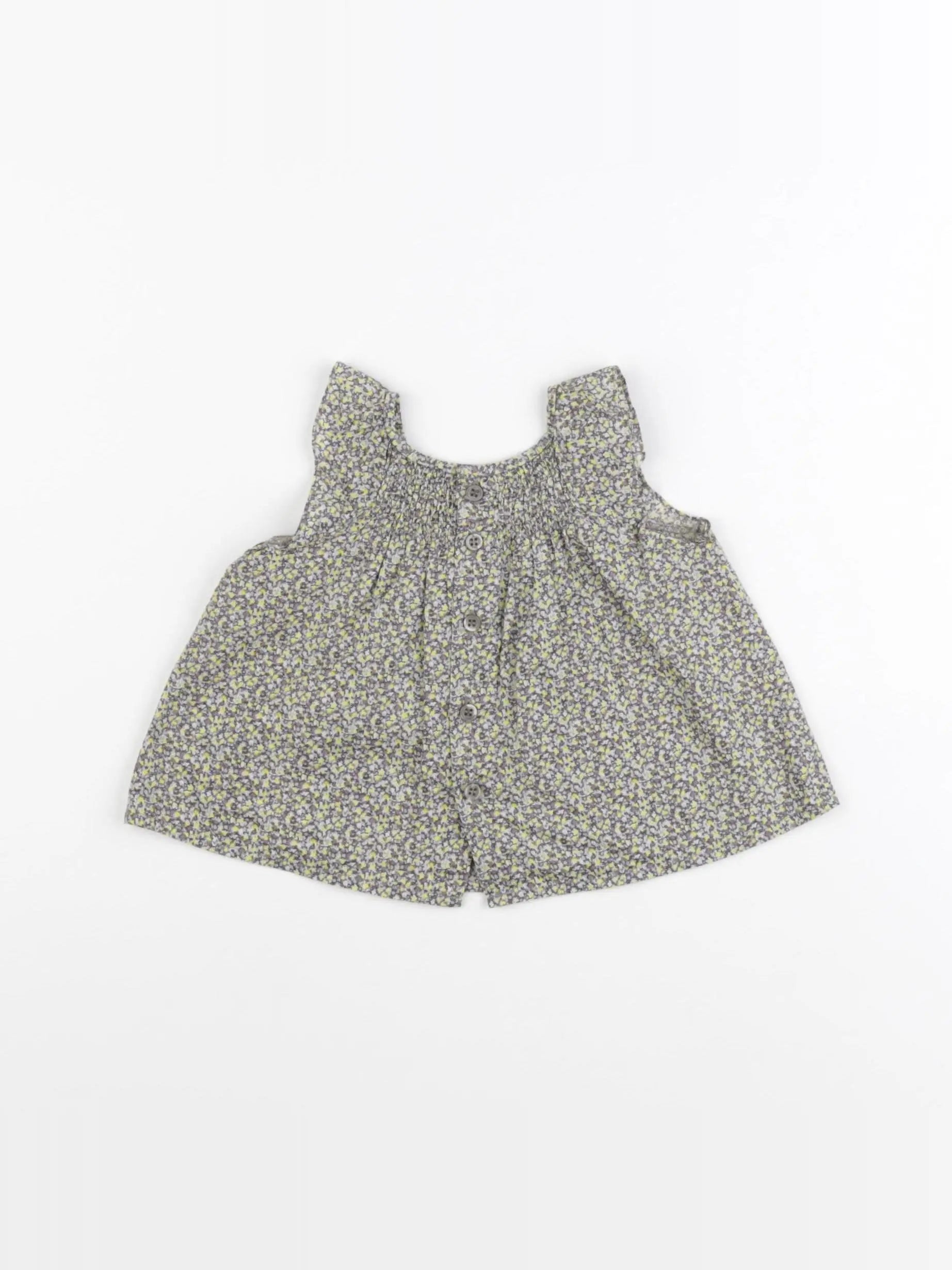 Bonpoint - blouse jaune - 6 mois