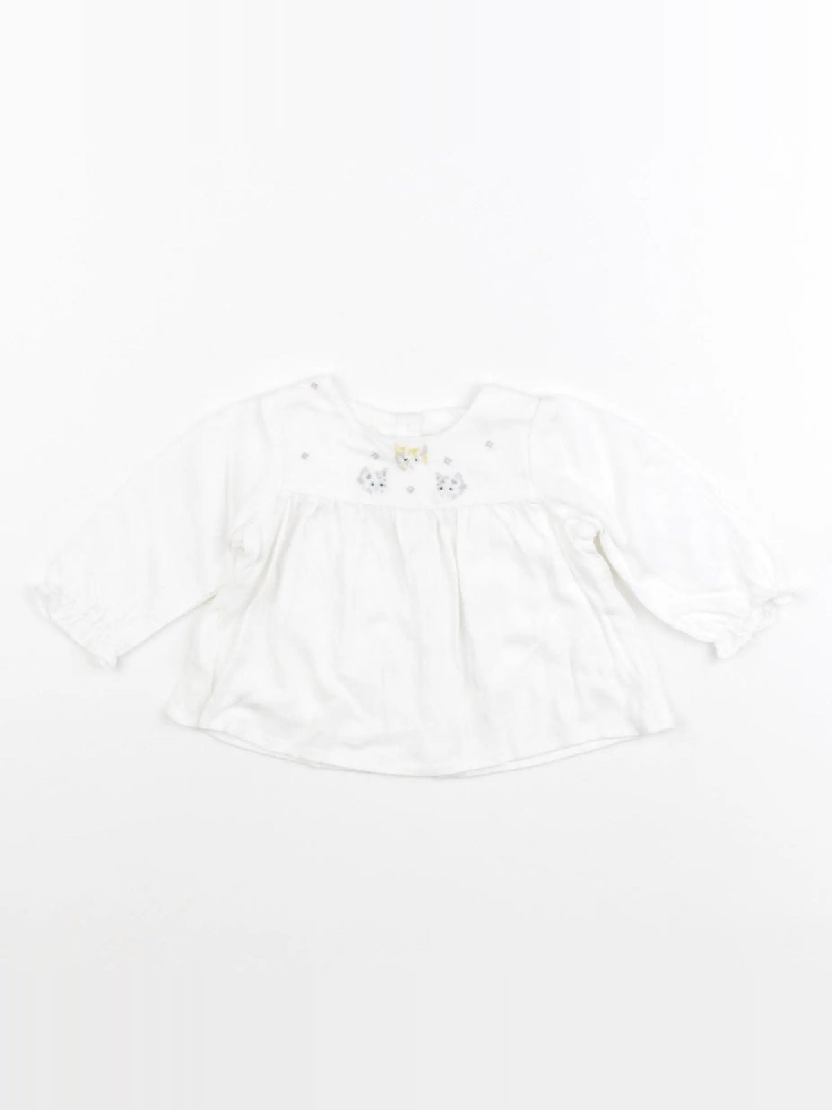 Tartine & Chocolat - blouse blanc - 3 mois