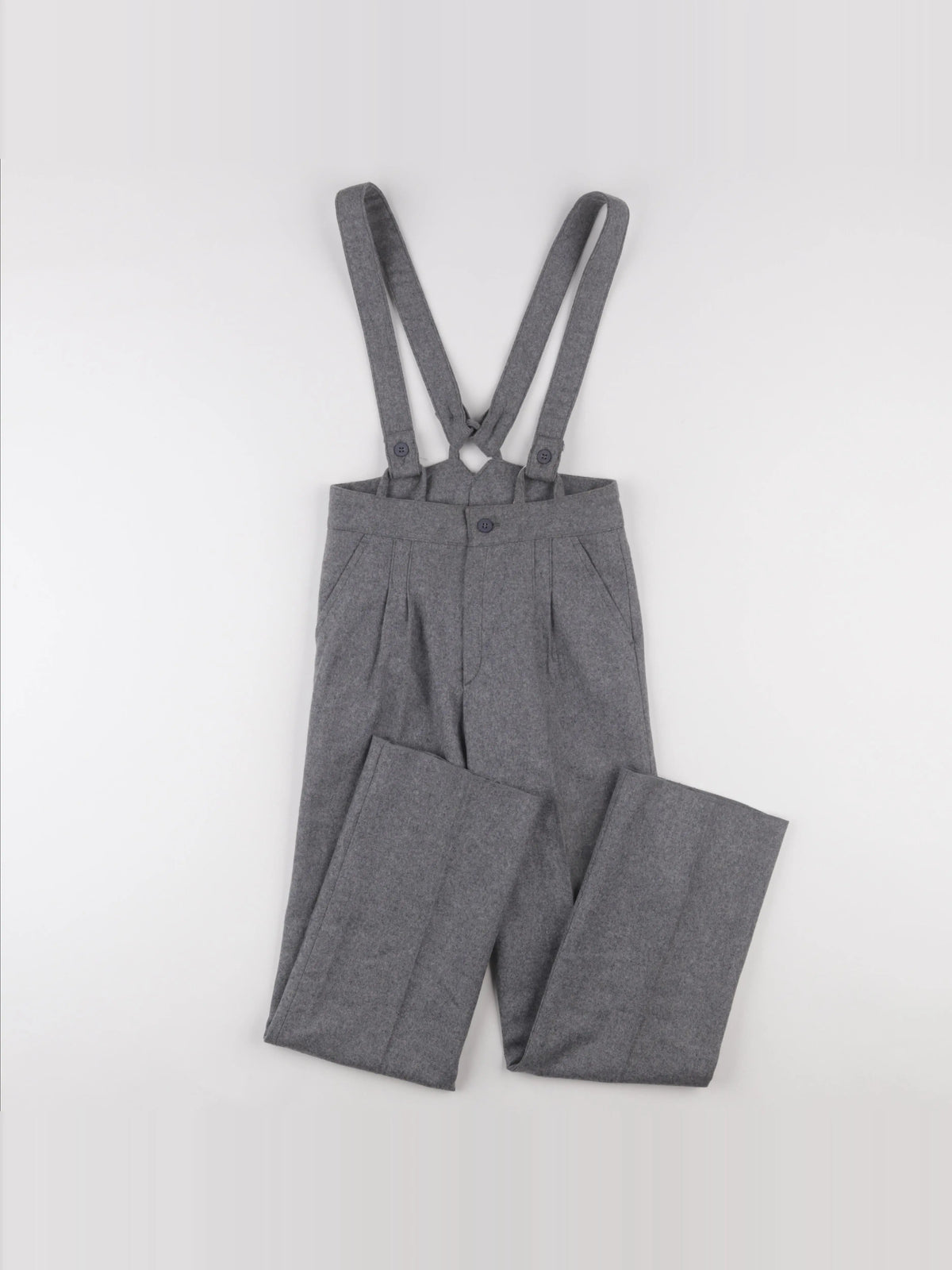 Vintage - salopette gris - 8 ans