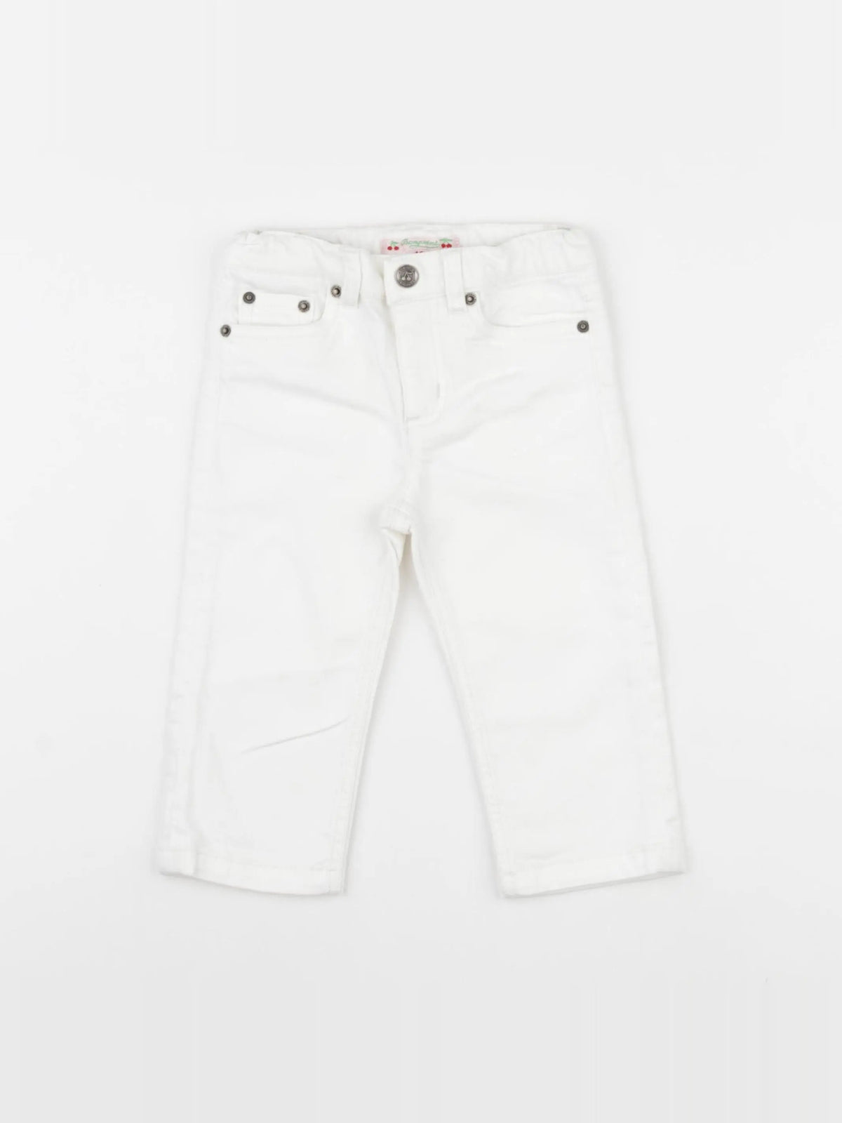 Bonpoint - pantalon blanc - 12 mois