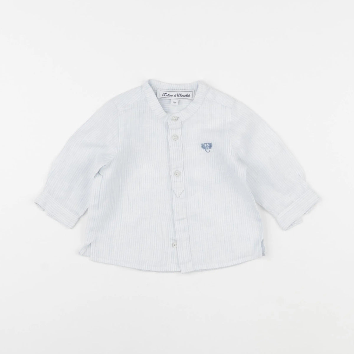 Tartine & Chocolat - blouse bleu - 6 mois