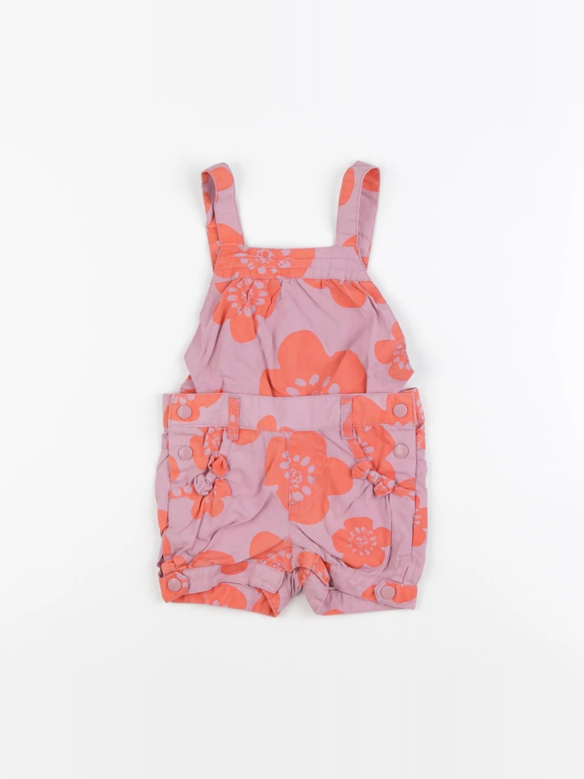 Vertbaudet - salopette violet - 6 mois