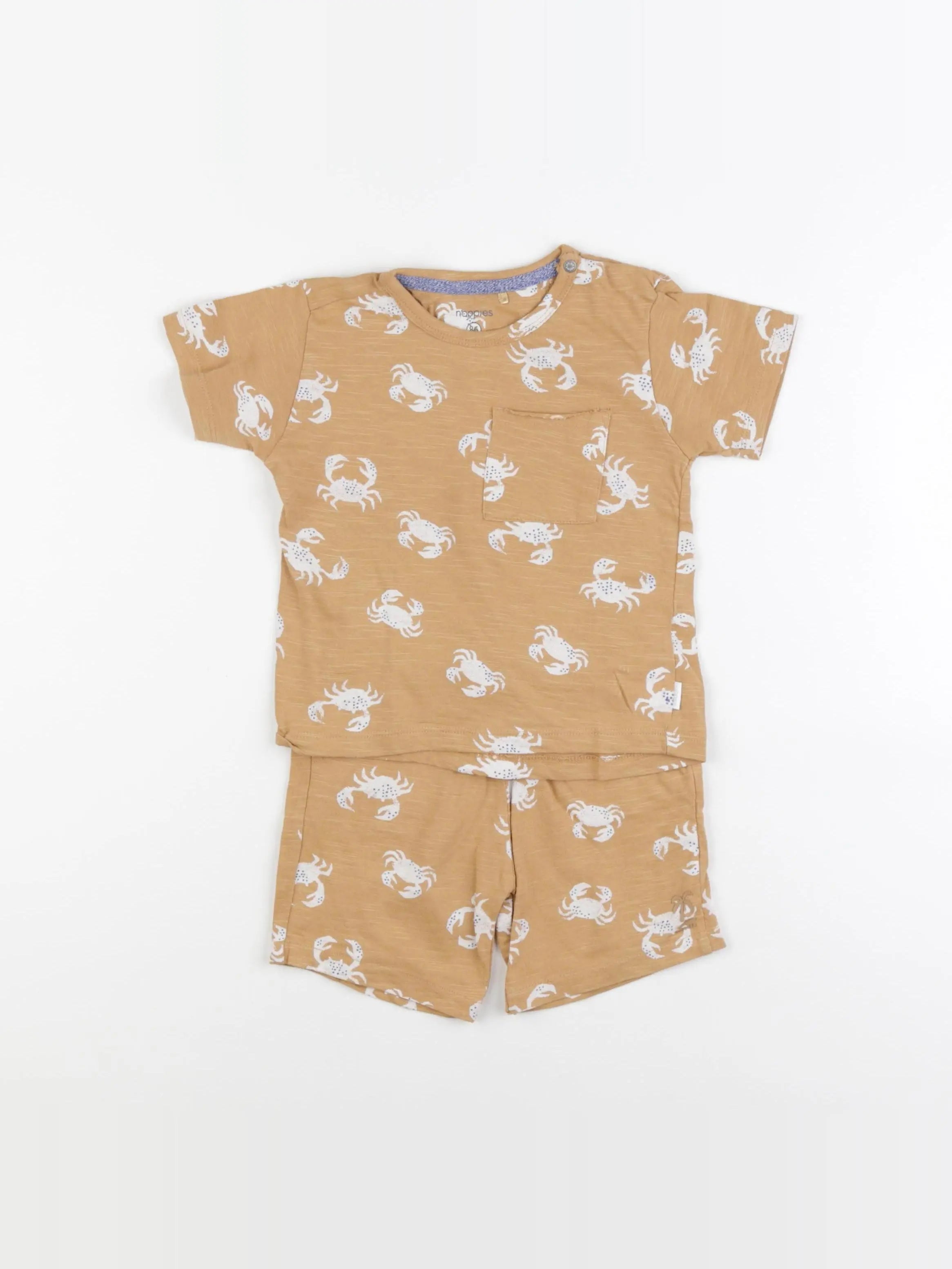 Noppies - ensemble marron - 12/18 mois