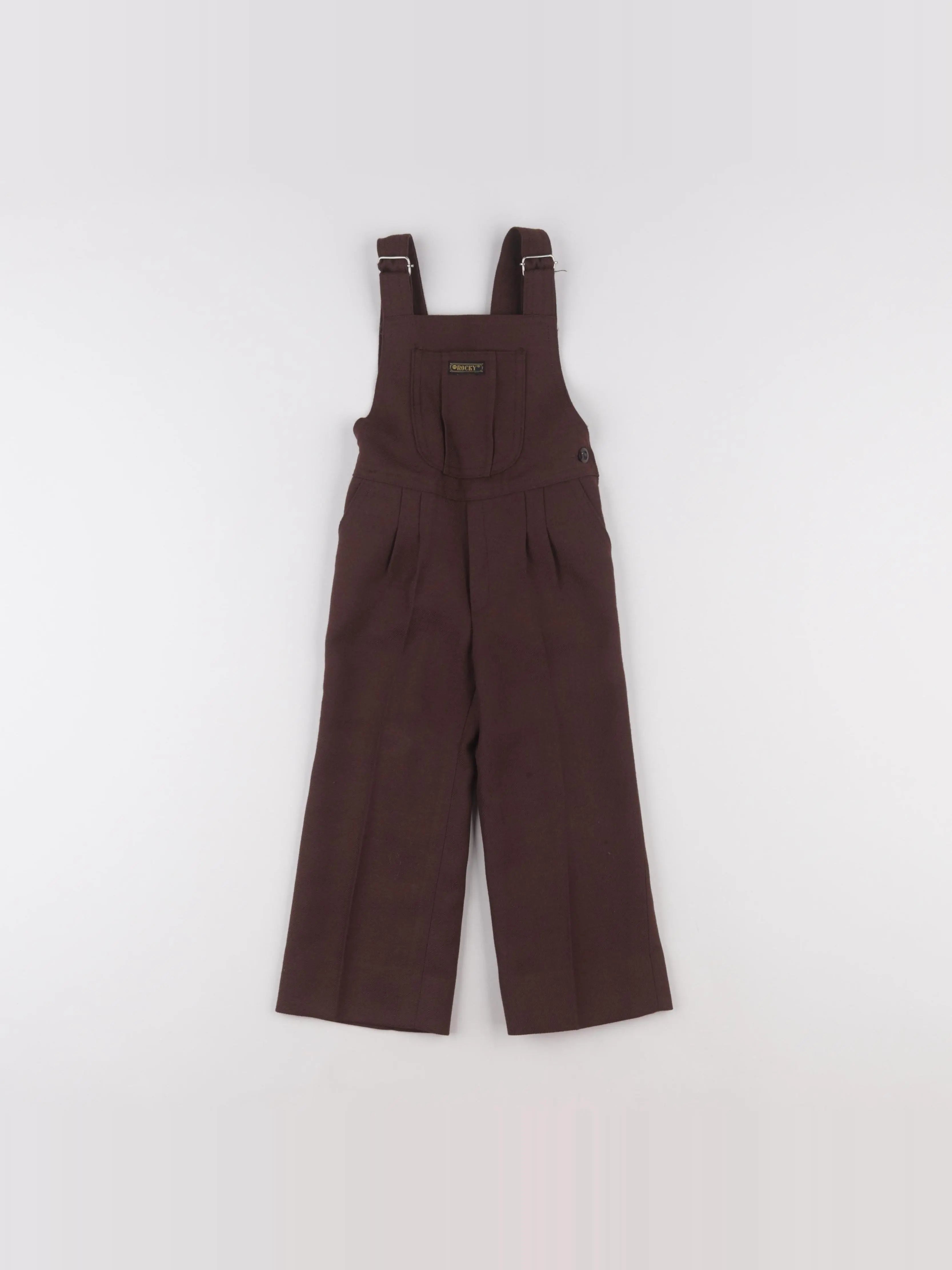 Vintage - salopette marron - 1 an