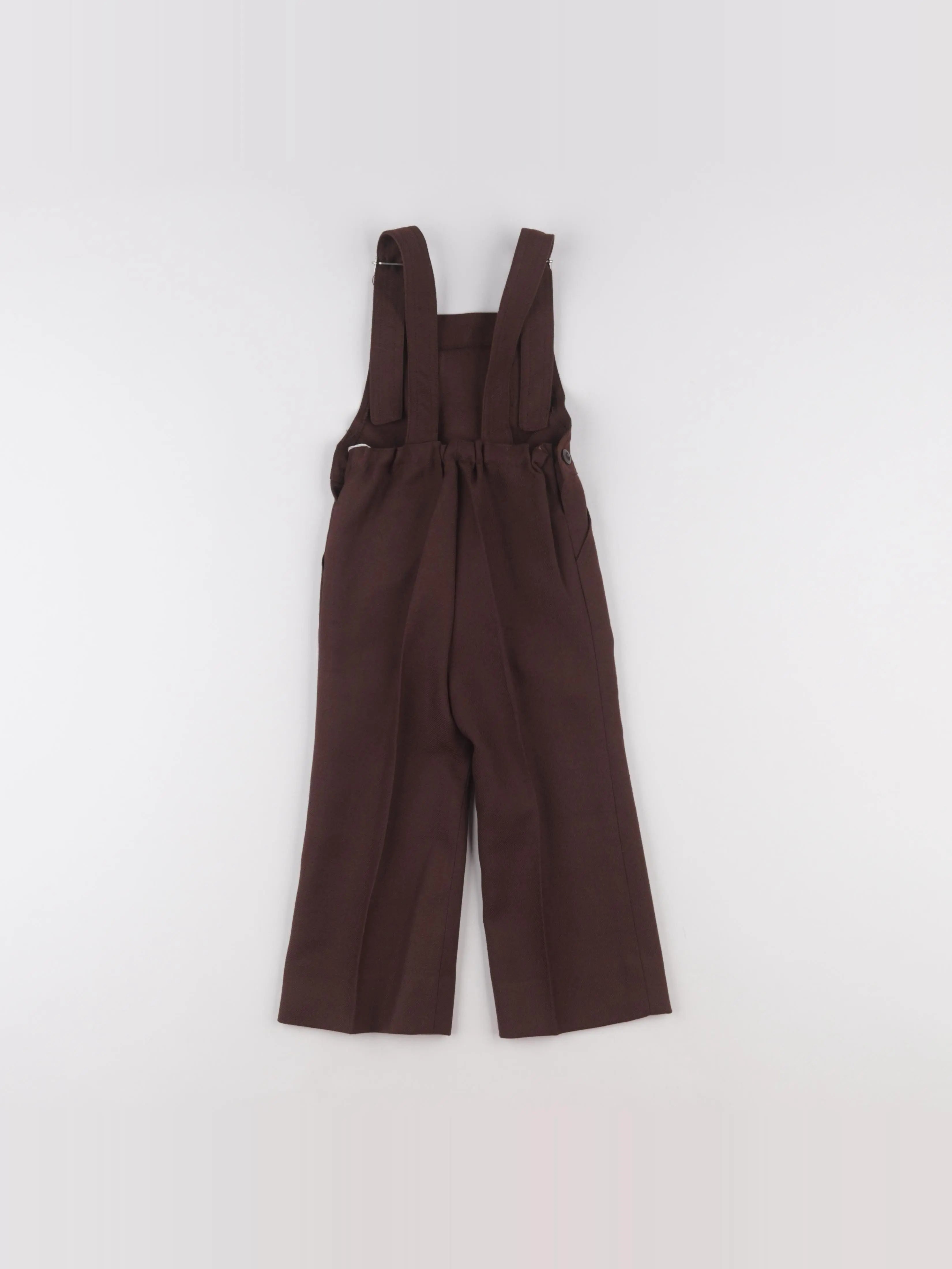 Vintage - salopette marron - 1 an