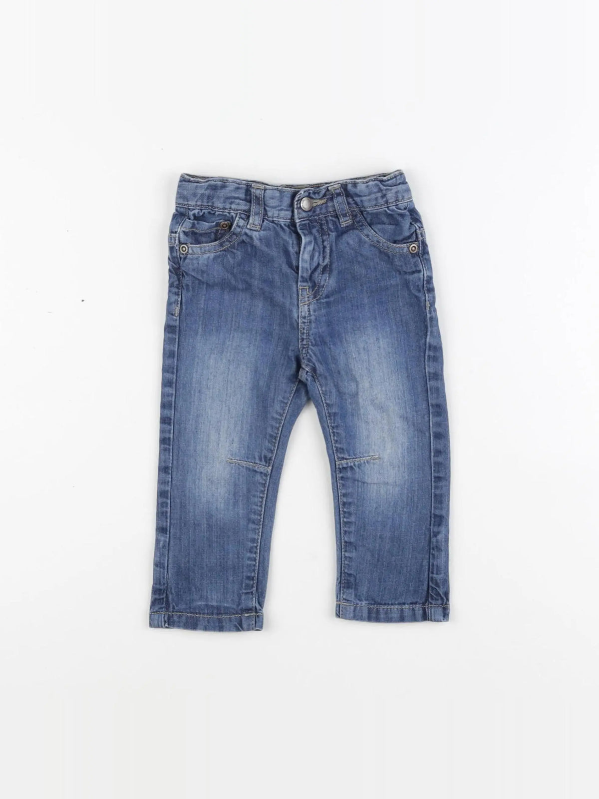 Vertbaudet - jean bleu - 9 mois