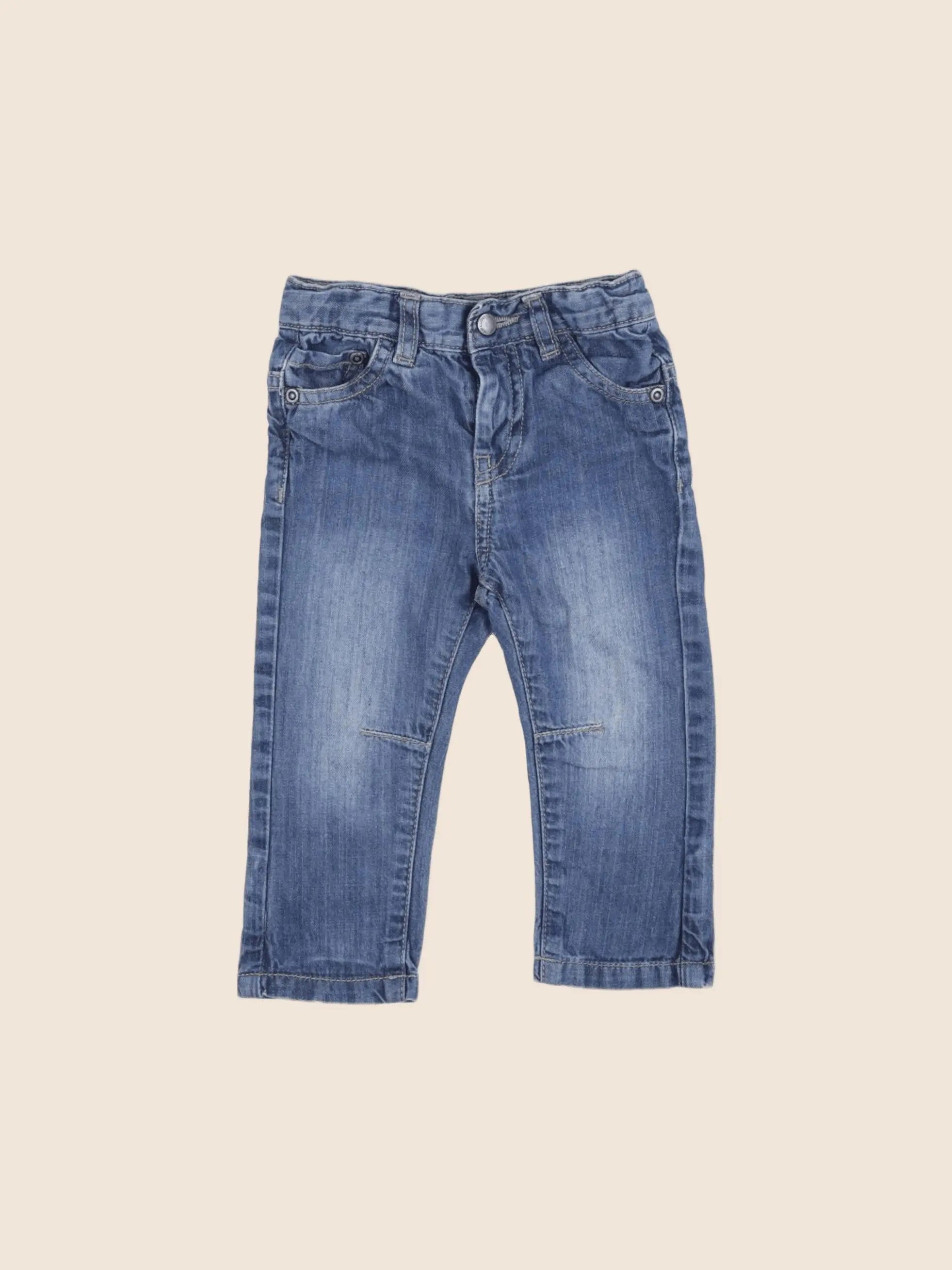 Vertbaudet - jean bleu - 9 mois