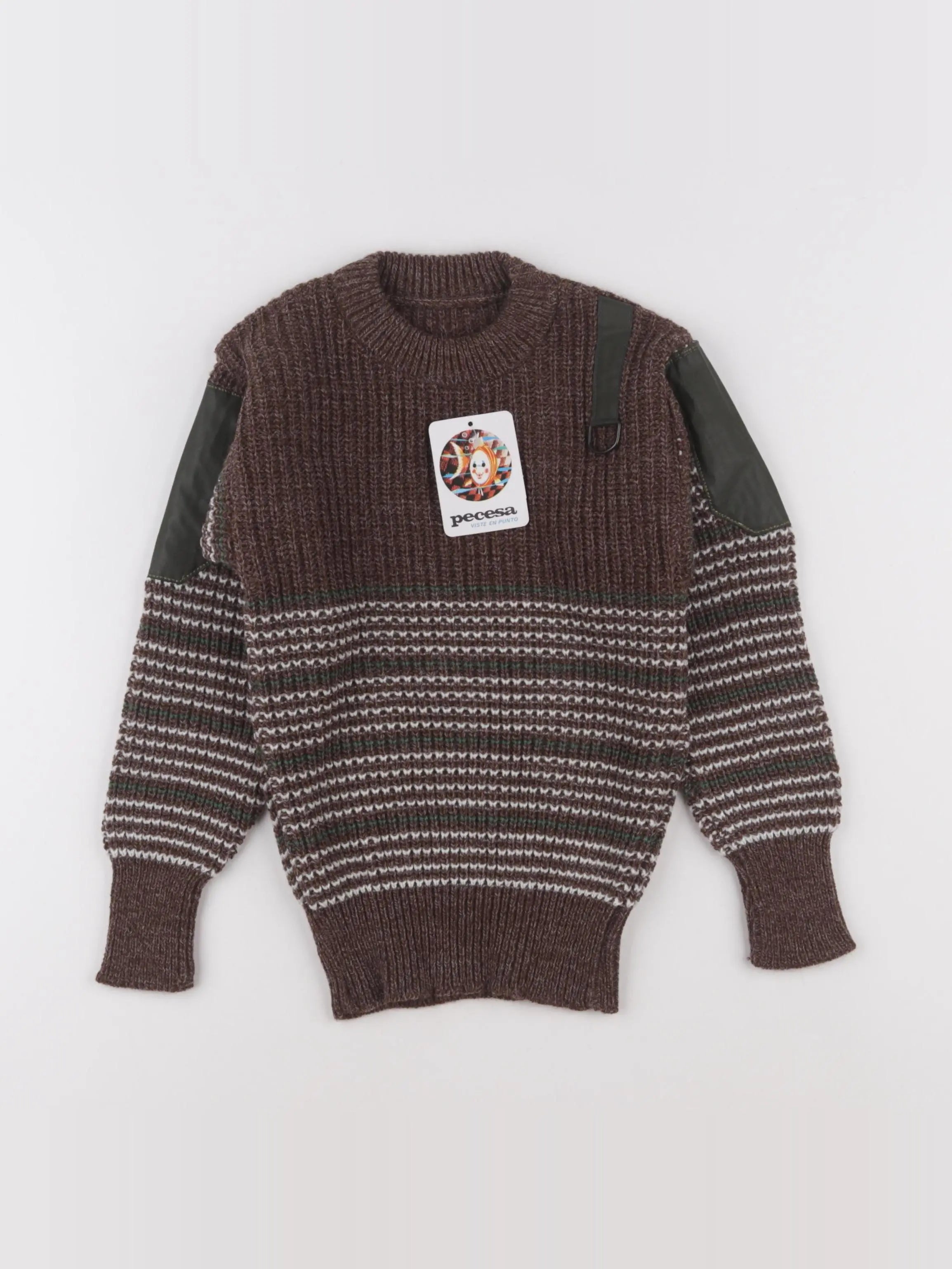 Vintage - pull marron - 6 ans