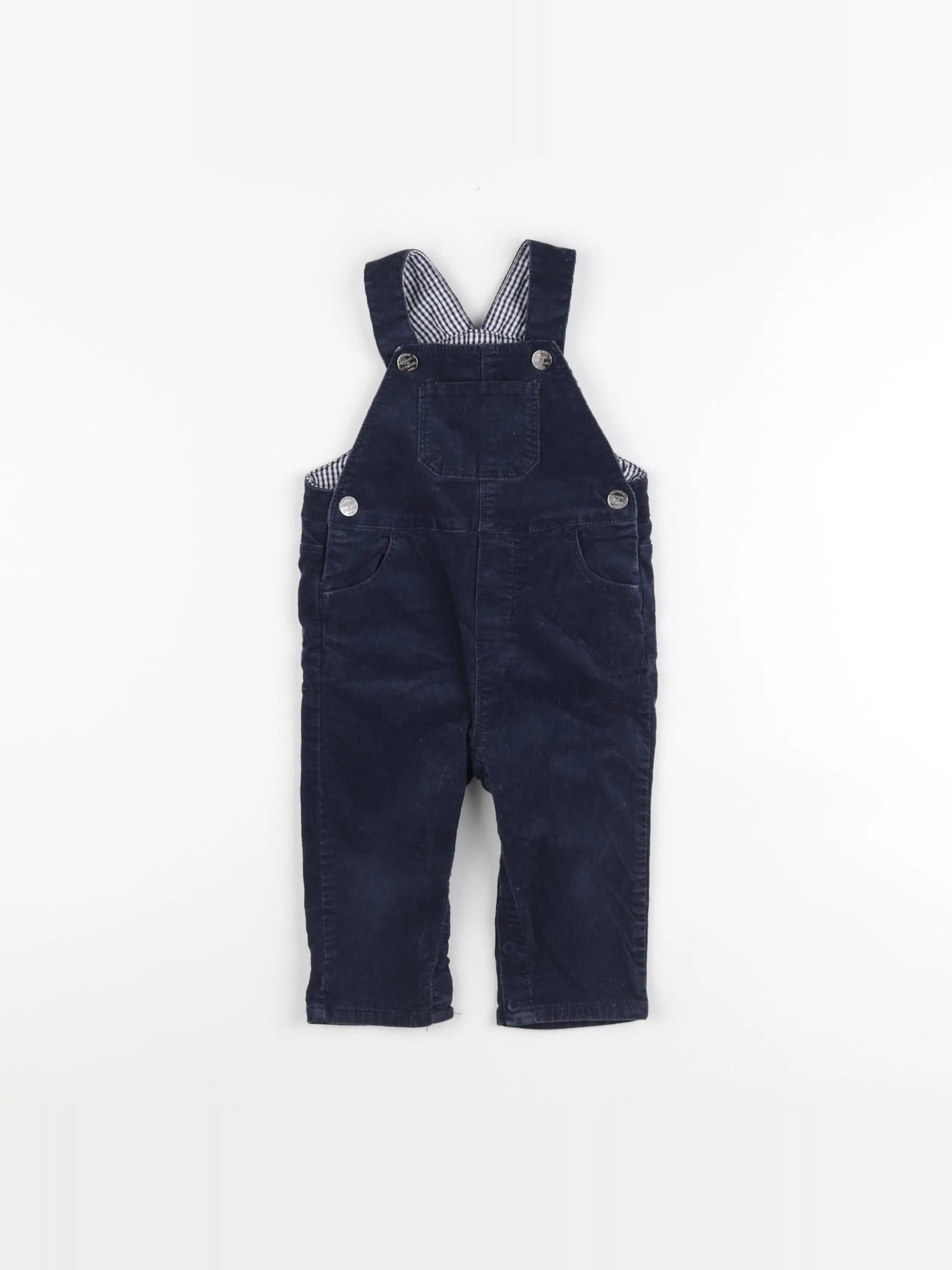Cyrillus - salopette bleu - 12 mois