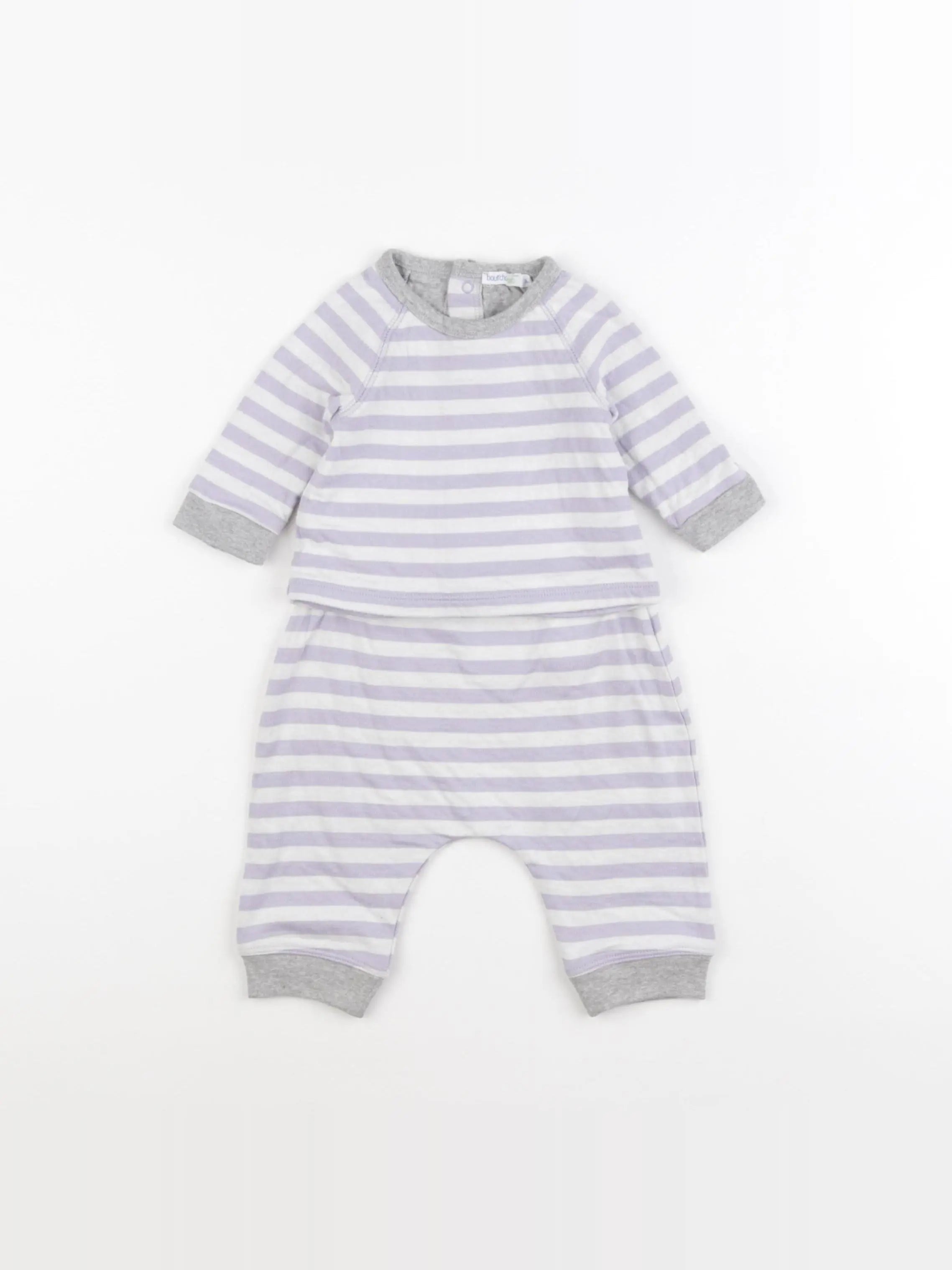 Boutchou - ensemble violet - 3 mois