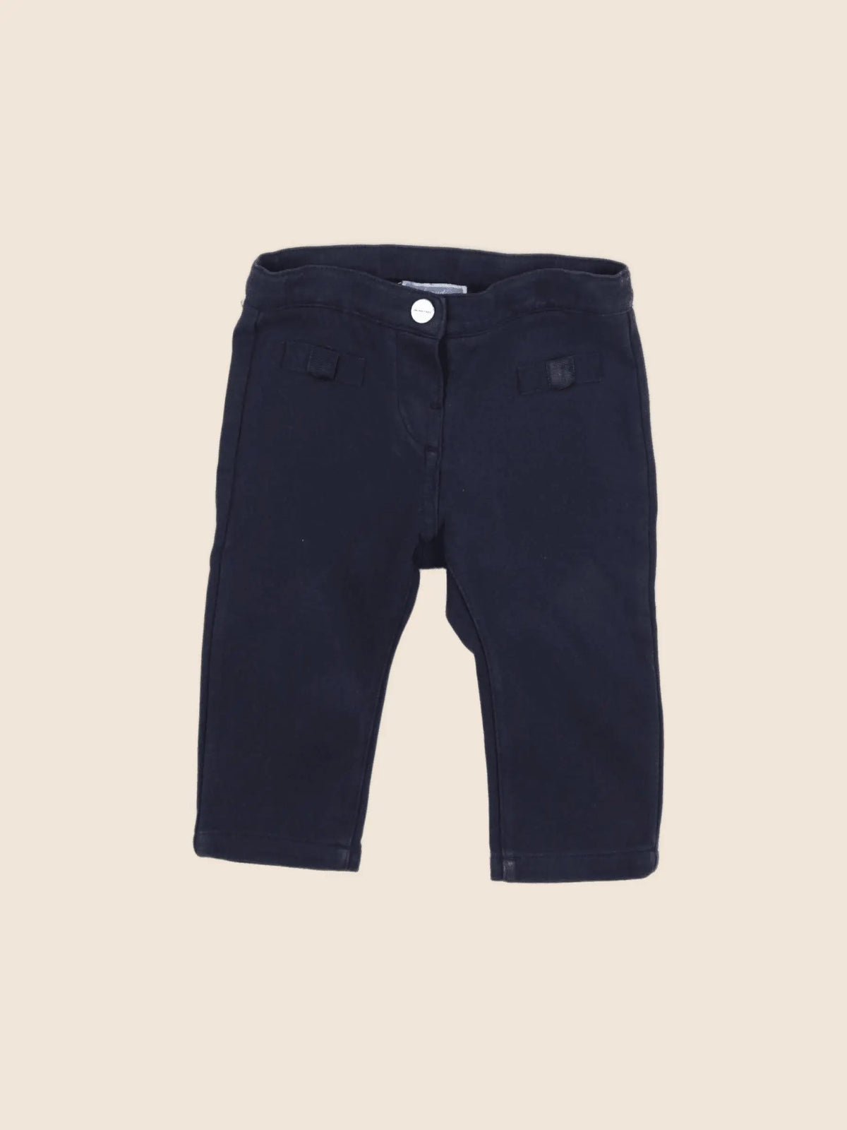 Jacadi - pantalon bleu - 12 mois