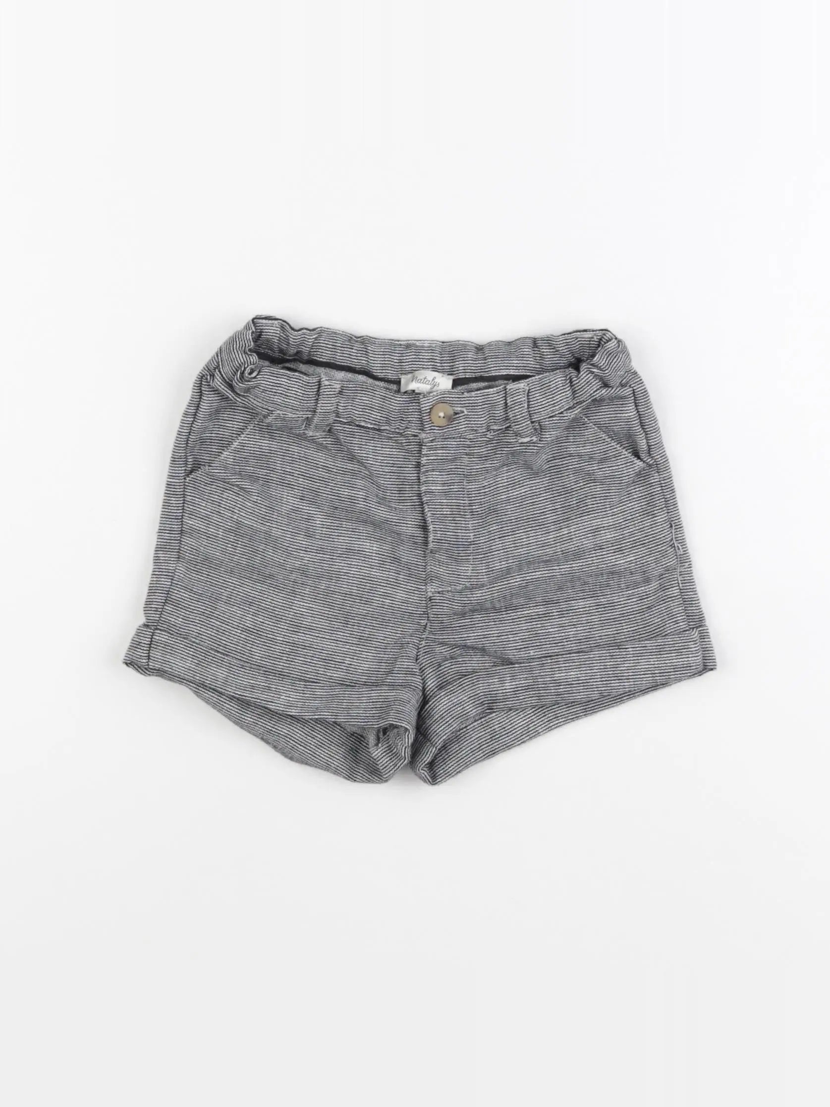 Natalys - short bleu - 24 mois