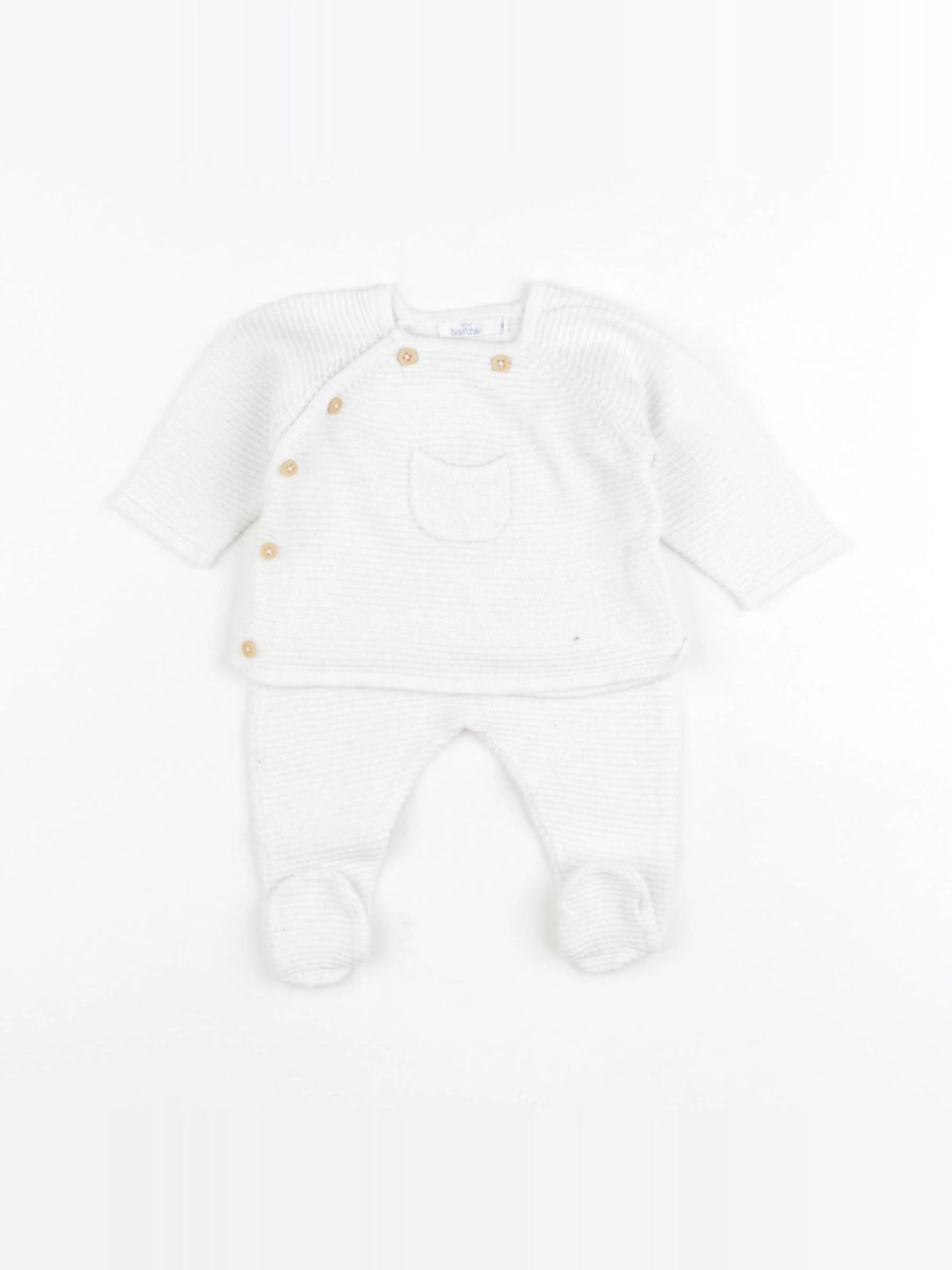 Boutchou - ensemble blanc - 0 mois
