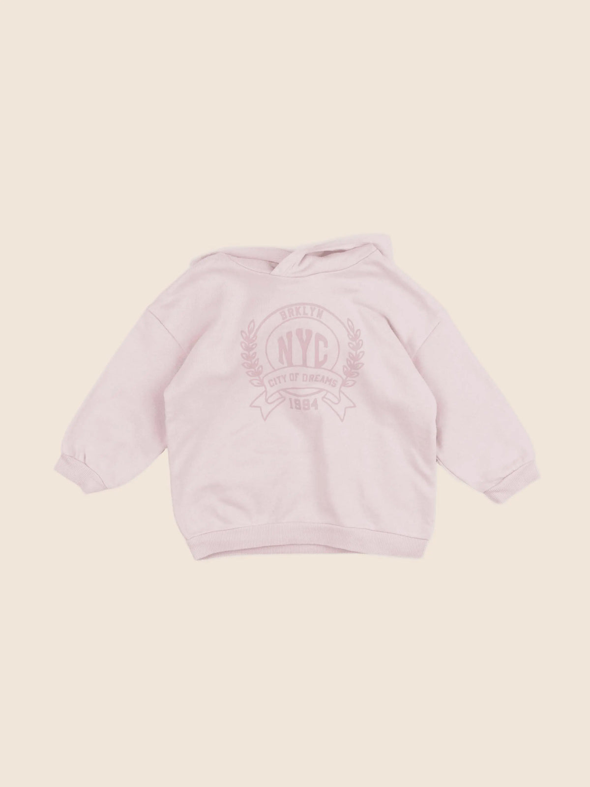 H&M - sweat rose - 12/18 mois