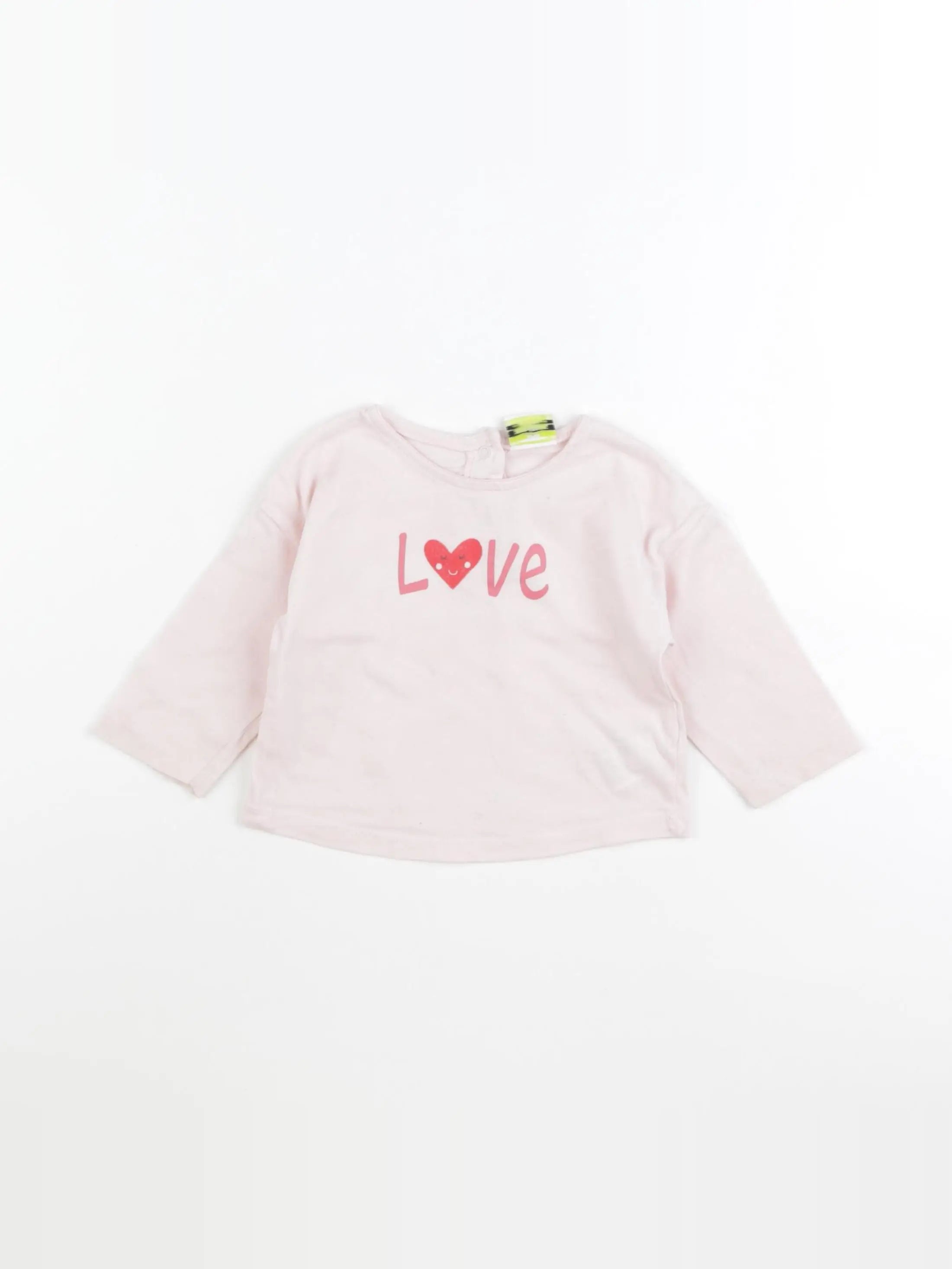 Tape à l'oeil - tee-shirt rose - 6 mois