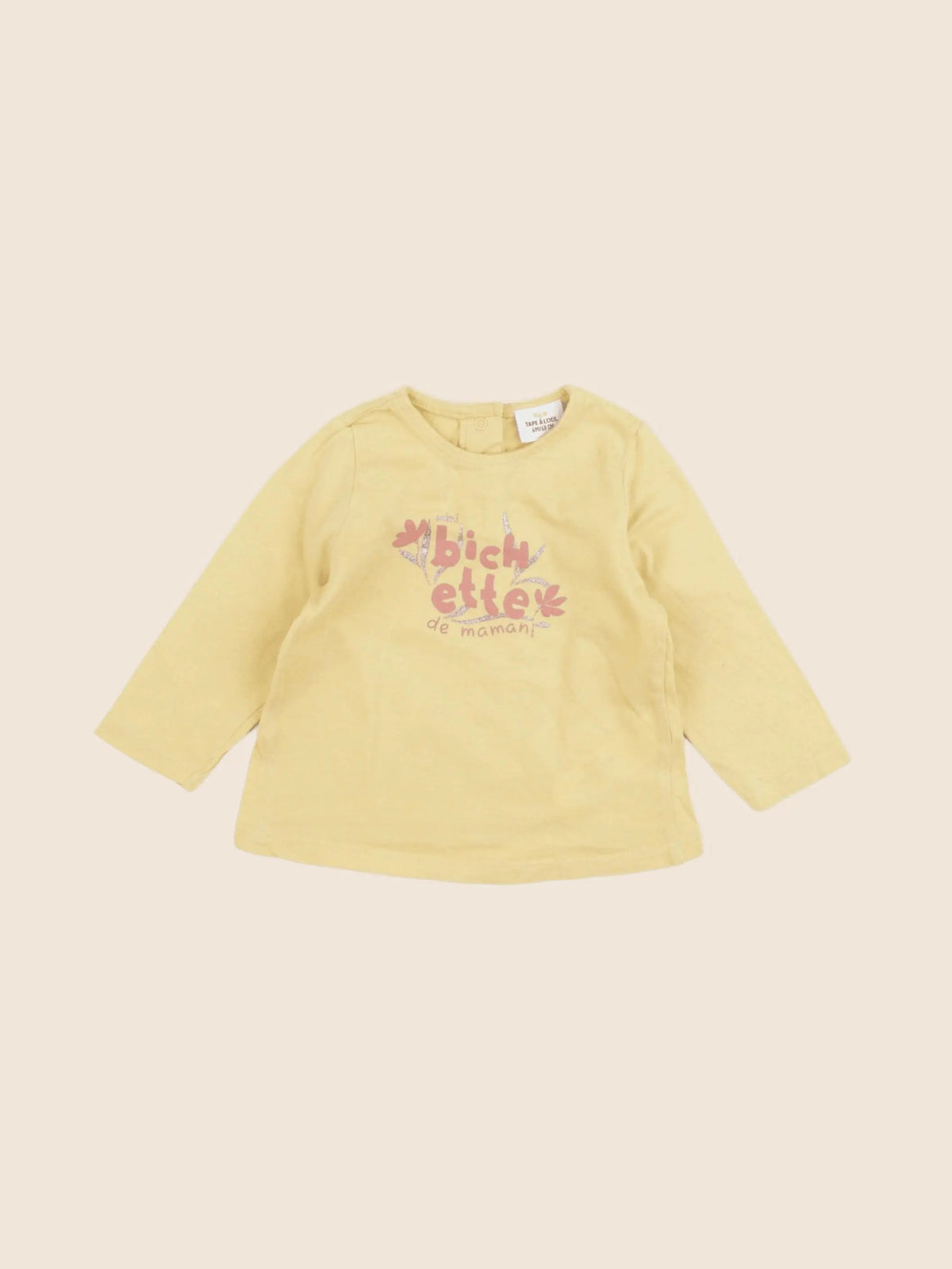 Tape à l'oeil - tee-shirt jaune - 6 mois