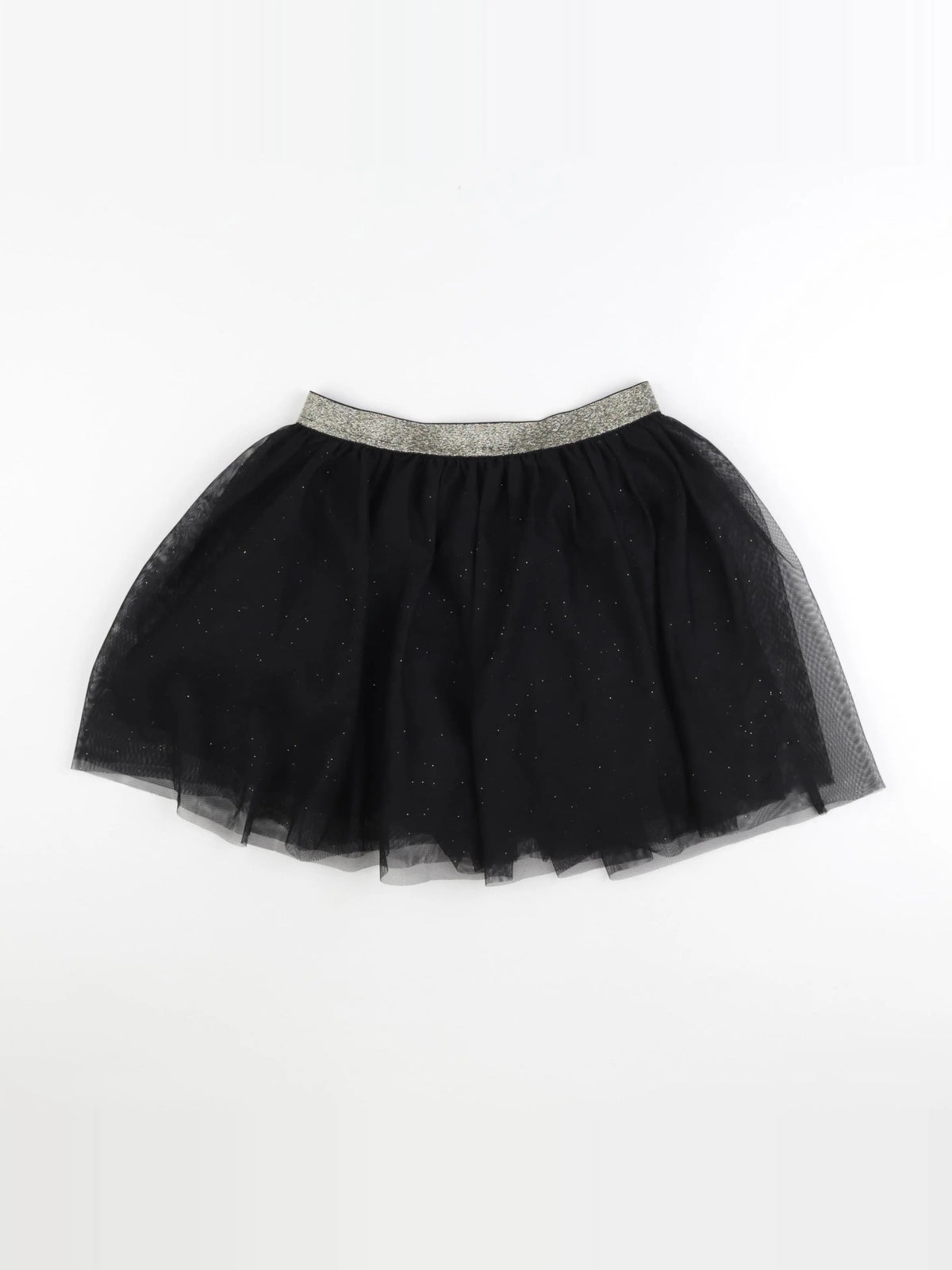 Okaidi - jupe or, noir - 12 ans