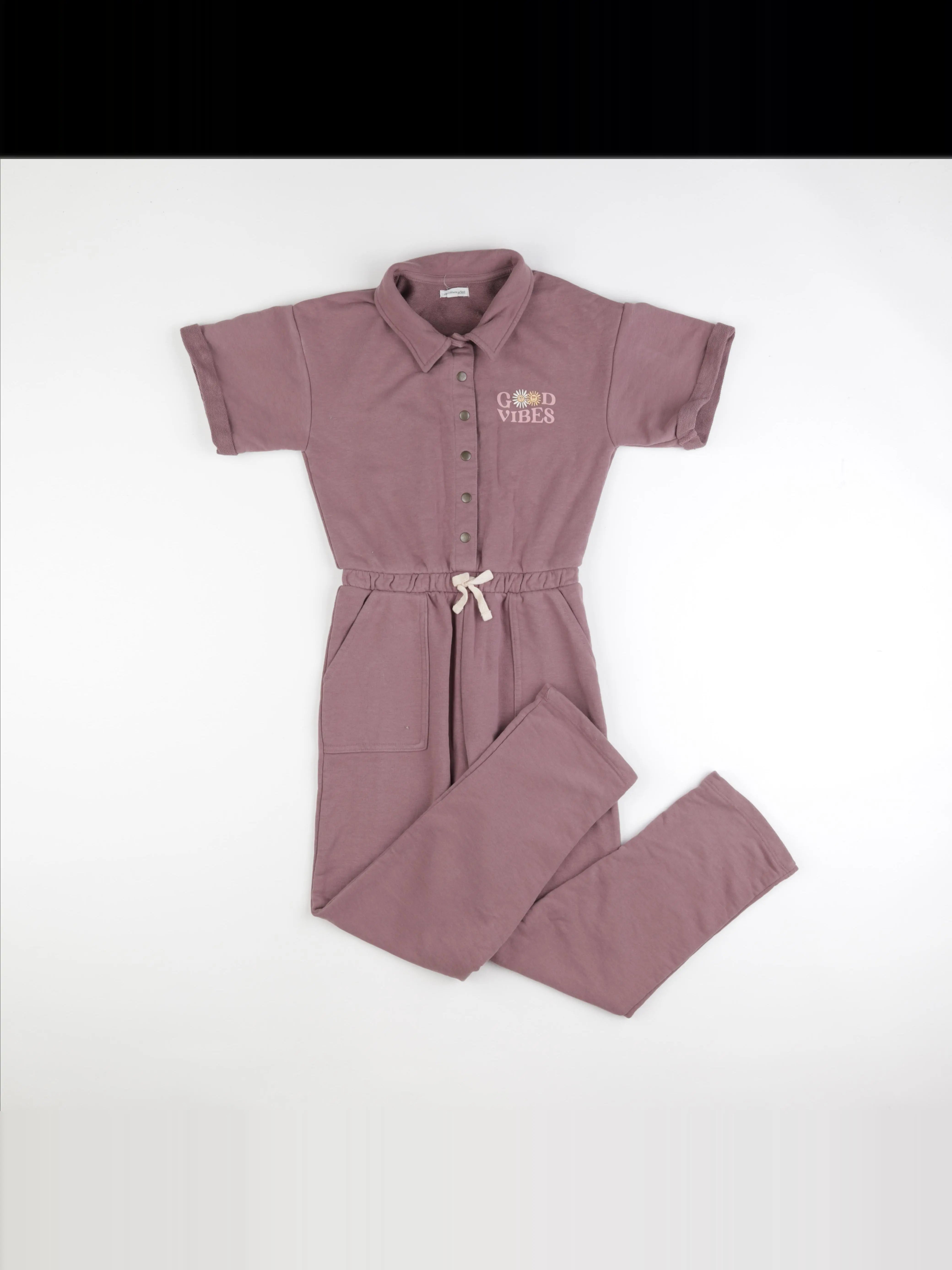 Vertbaudet - combinaison violet - 10 ans