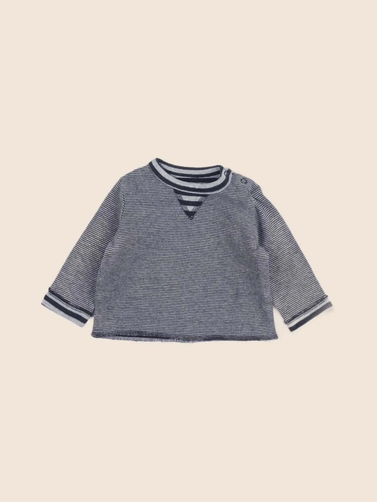 Boutchou - tee-shirt bleu - 6 mois