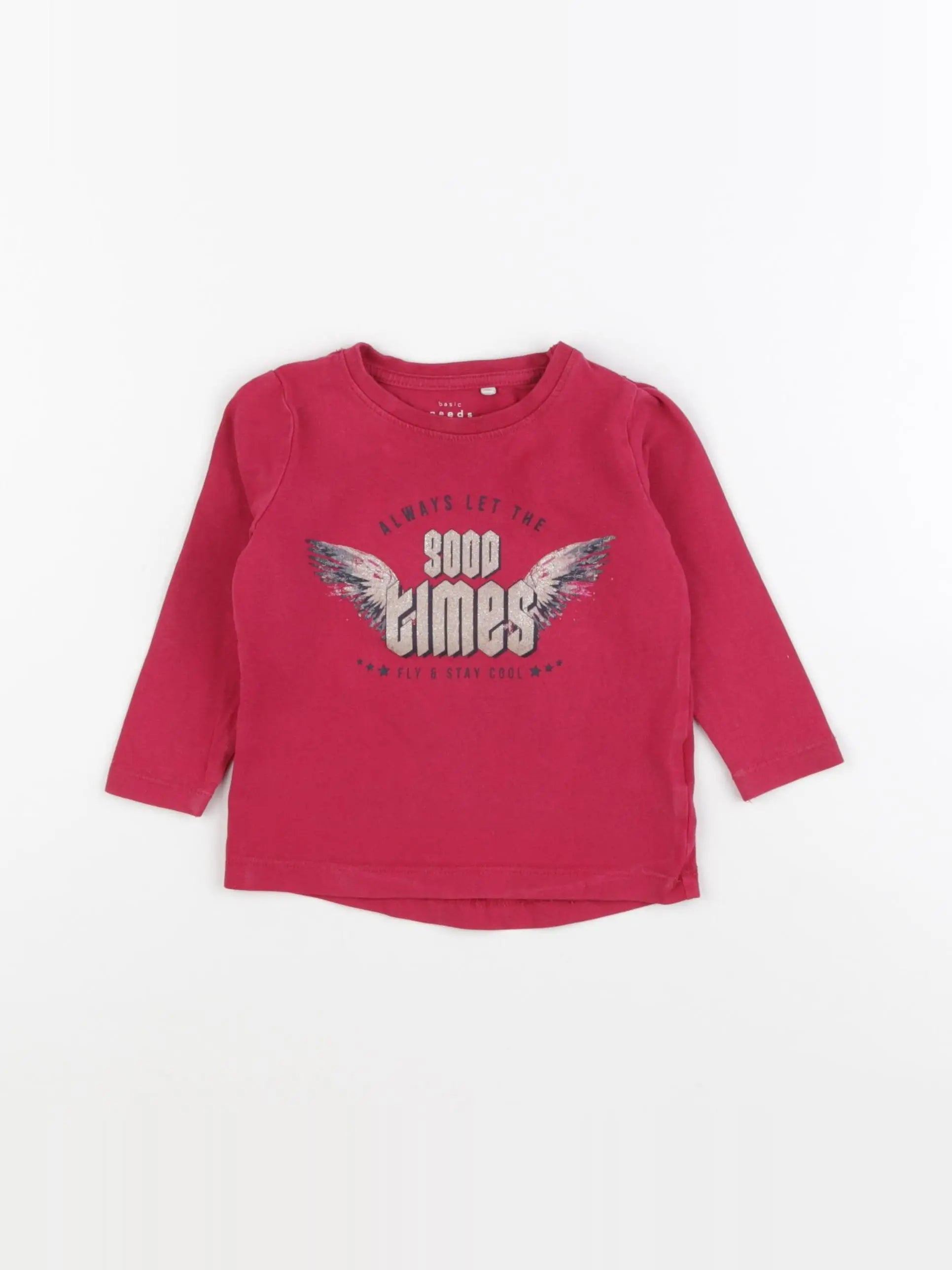 Name it - tee-shirt rouge - 9/12 mois