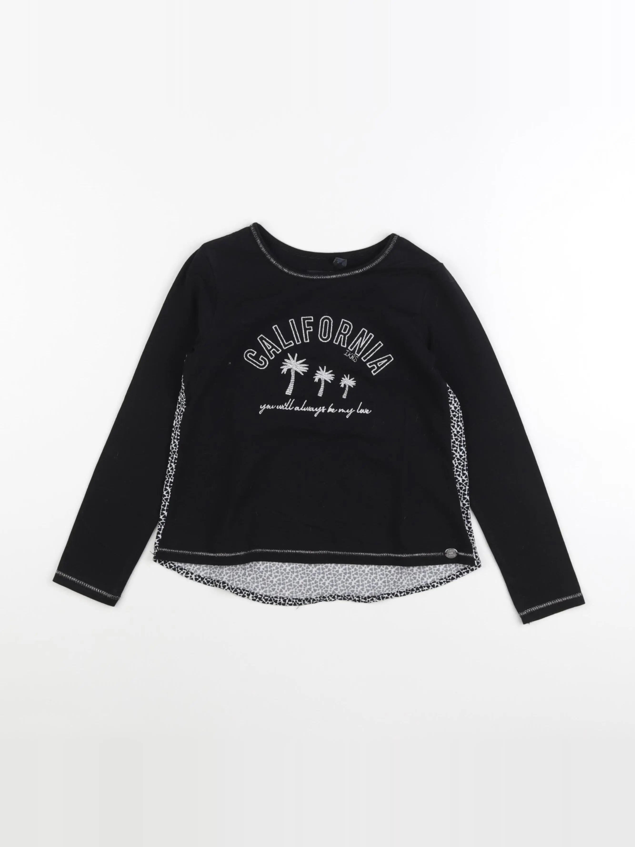 IKKS - tee-shirt noir - 8 ans