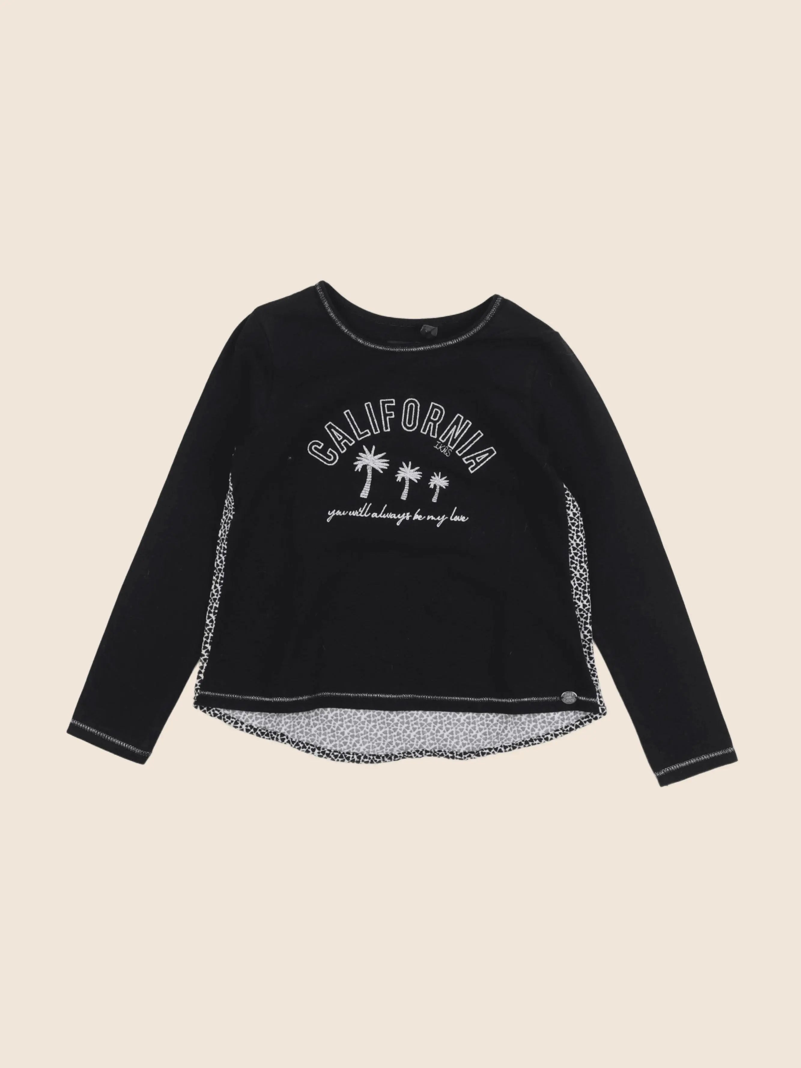 IKKS - tee-shirt noir - 8 ans