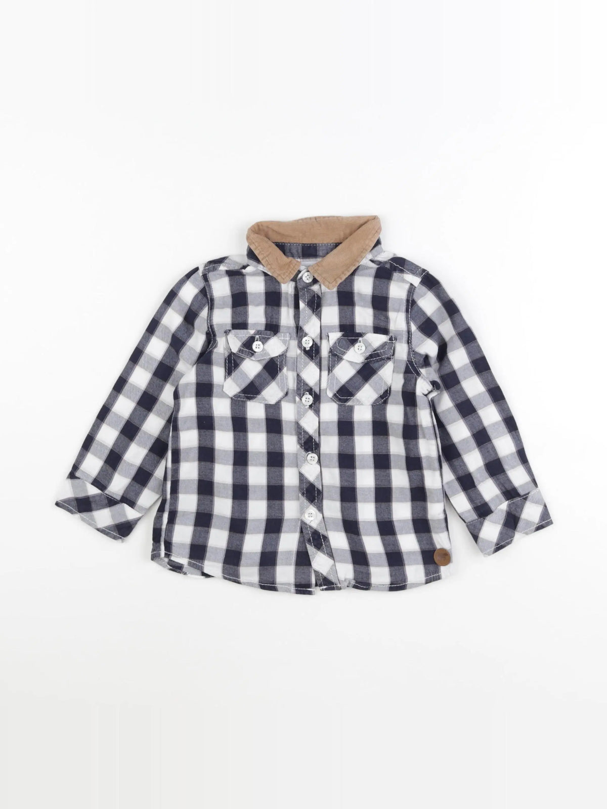 Cadet Rousselle - chemise bleu, blanc - 24 mois