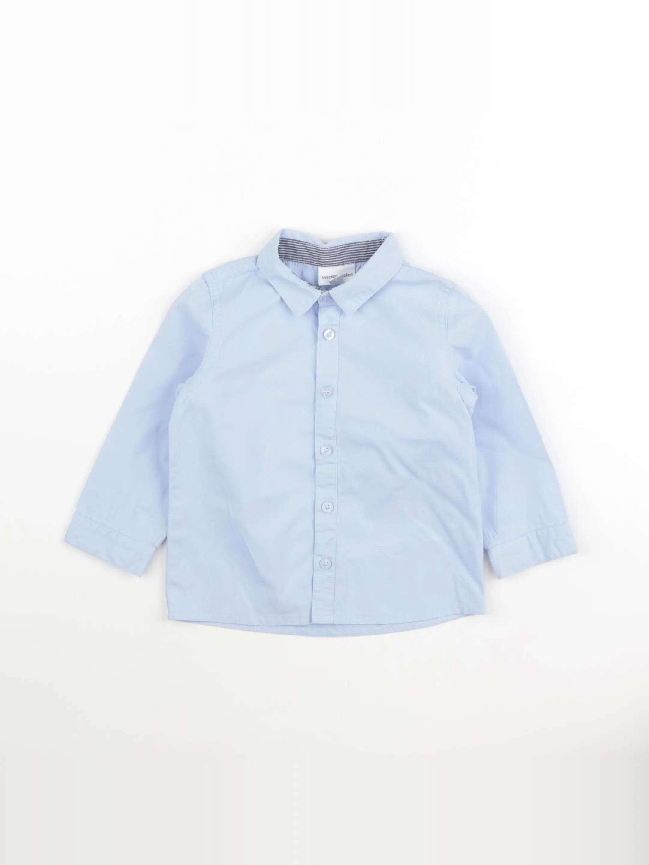 Vertbaudet - chemise bleu - 18 mois