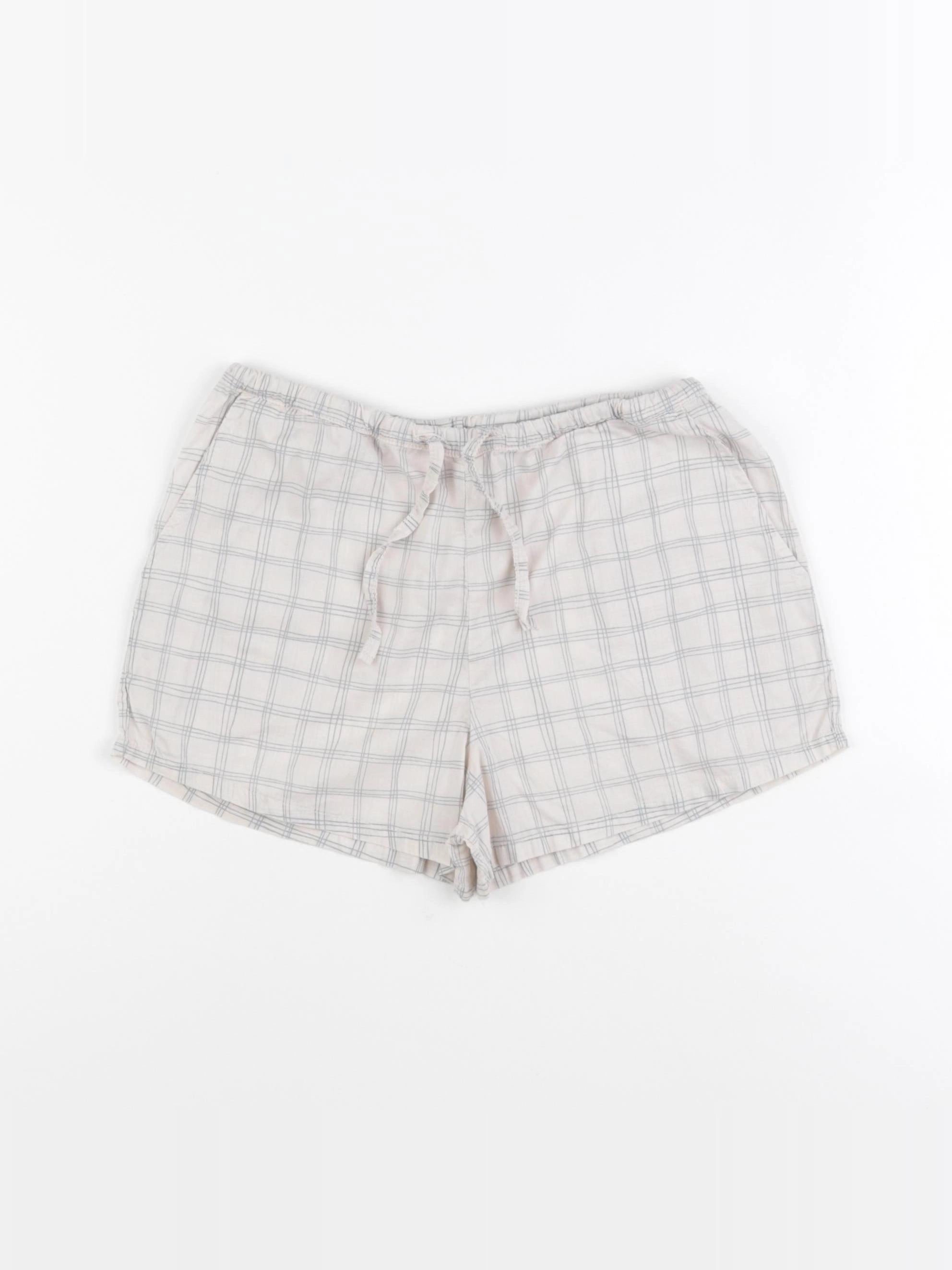 Longlivethequeen - short beige, bleu - 10 ans