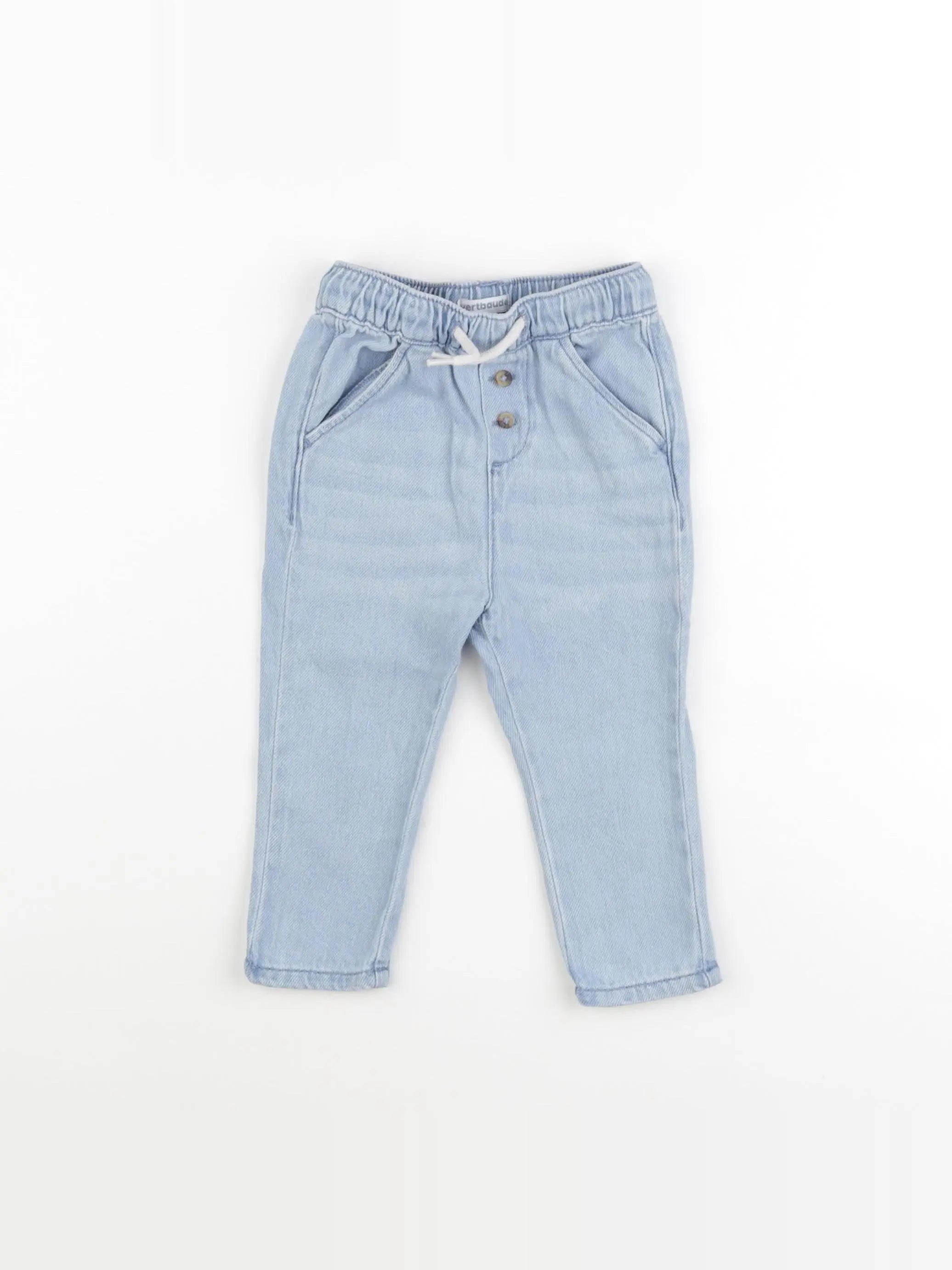 Vertbaudet - jean bleu - 9 mois